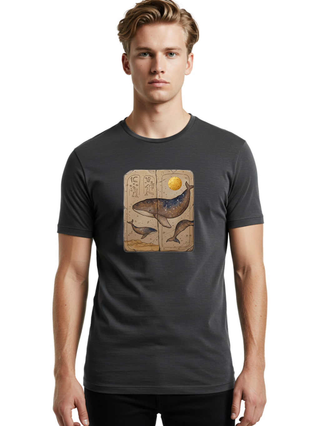 Egyptian-Whale Men'S Graphic Tee, 100% Cotton, Comfortable Casual Summer Wear, Machine Washable, Vintage Camera, Old Camera, Antique Camera, Black Camera, Classic Photography, Photography Equipment, Nostalgic Device, Film Camera, Camera Art Bai779