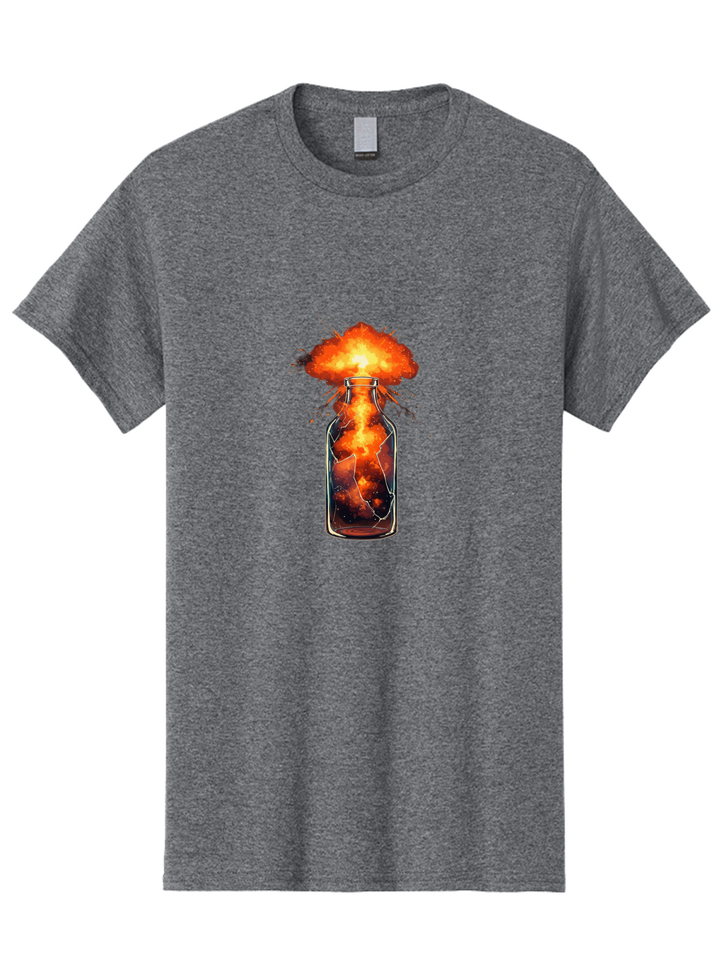 Exploding-Bottle Men'S Graphic Tee, 100% Cotton, Comfortable Casual Summer Wear, Machine Washable, Vintage Camera, Old Camera, Antique Camera, Black Camera, Classic Photography, Photography Equipment, Nostalgic Device, Film Camera, Camera Art Bai781
