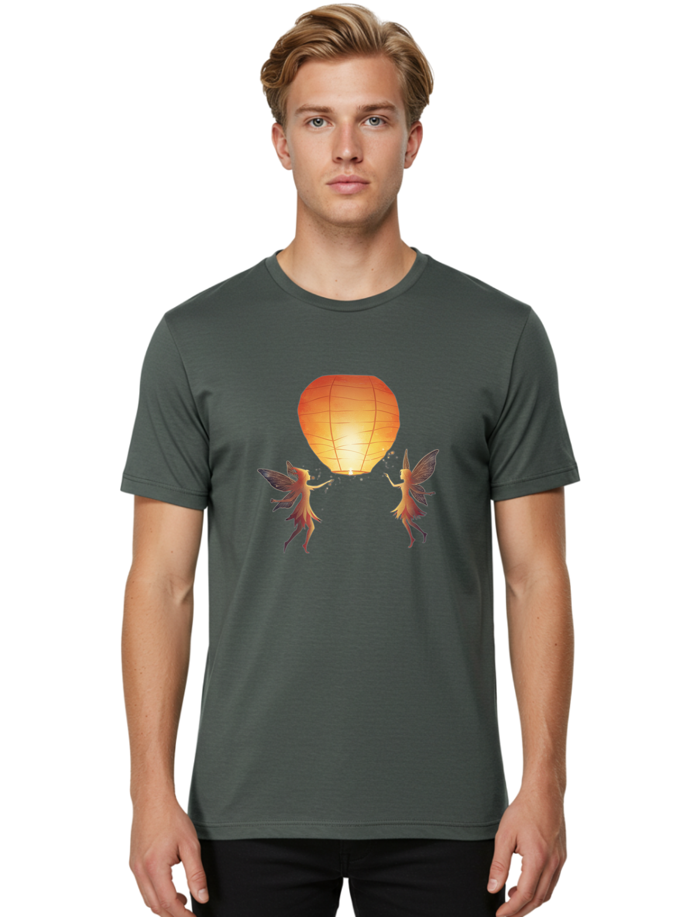 Fairies-And-Lantern Men'S Graphic Tee, 100% Cotton, Comfortable Casual Summer Wear, Machine Washable, Vintage Camera, Old Camera, Antique Camera, Black Camera, Classic Photography, Photography Equipment, Nostalgic Device, Film Camera, Bai784