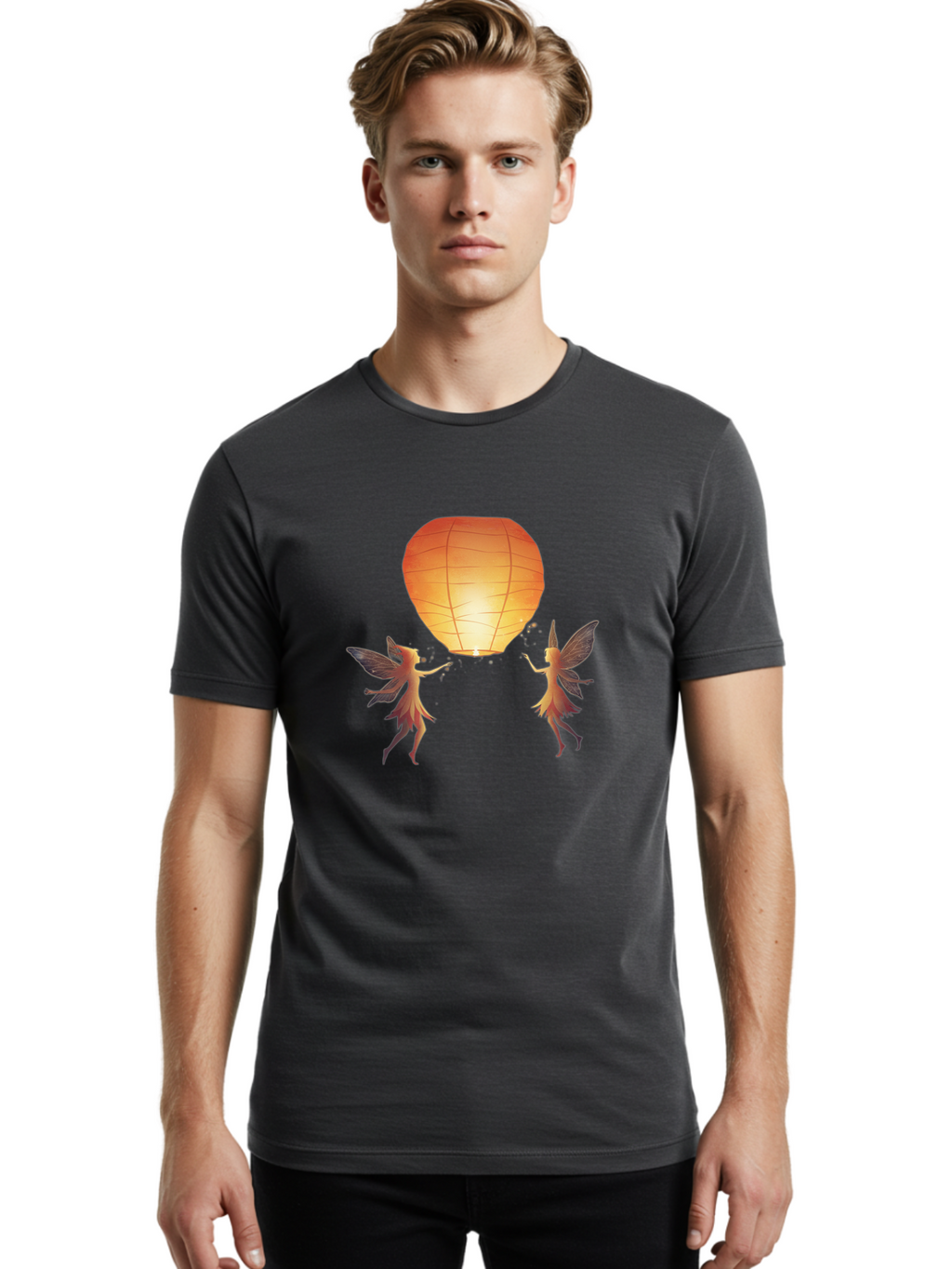 Fairies-And-Lantern Men'S Graphic Tee, 100% Cotton, Comfortable Casual Summer Wear, Machine Washable, Vintage Camera, Old Camera, Antique Camera, Black Camera, Classic Photography, Photography Equipment, Nostalgic Device, Film Camera, Bai784