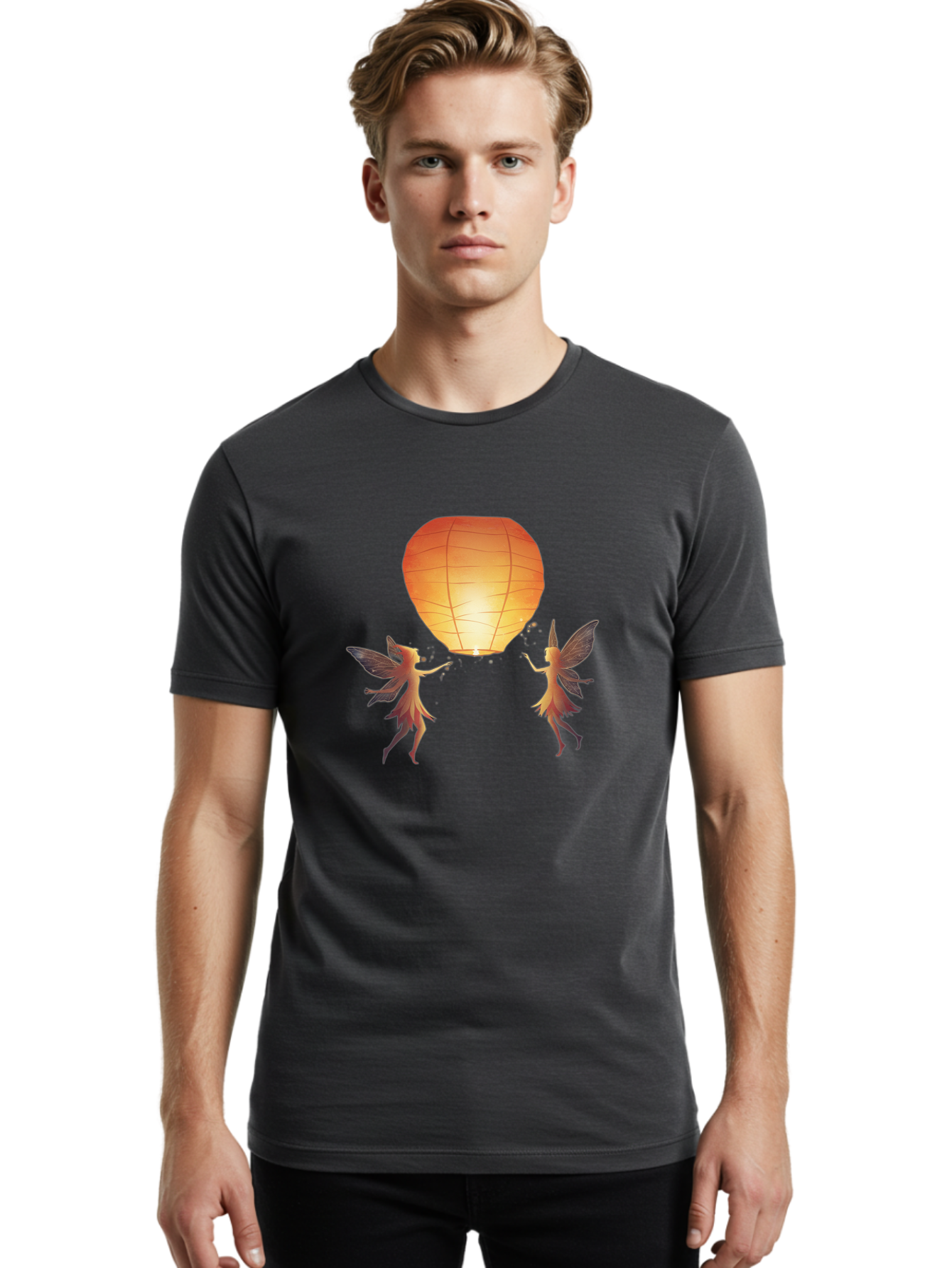 Fairies-And-Lantern Men'S Graphic Tee, 100% Cotton, Comfortable Casual Summer Wear, Machine Washable, Vintage Camera, Old Camera, Antique Camera, Black Camera, Classic Photography, Photography Equipment, Nostalgic Device, Film Camera, Bai784