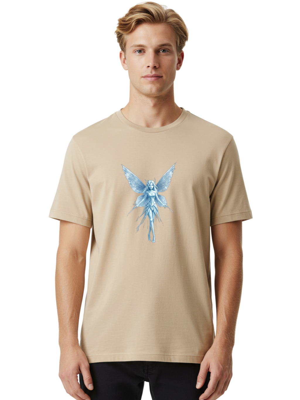 Fairy-2 Men'S Graphic Tee, 100% Cotton, Comfortable Casual Summer Wear, Machine Washable, Vintage Camera, Old Camera, Antique Camera, Black Camera, Classic Photography, Photography Equipment, Nostalgic Device, Film Camera, Camera Art Bai787