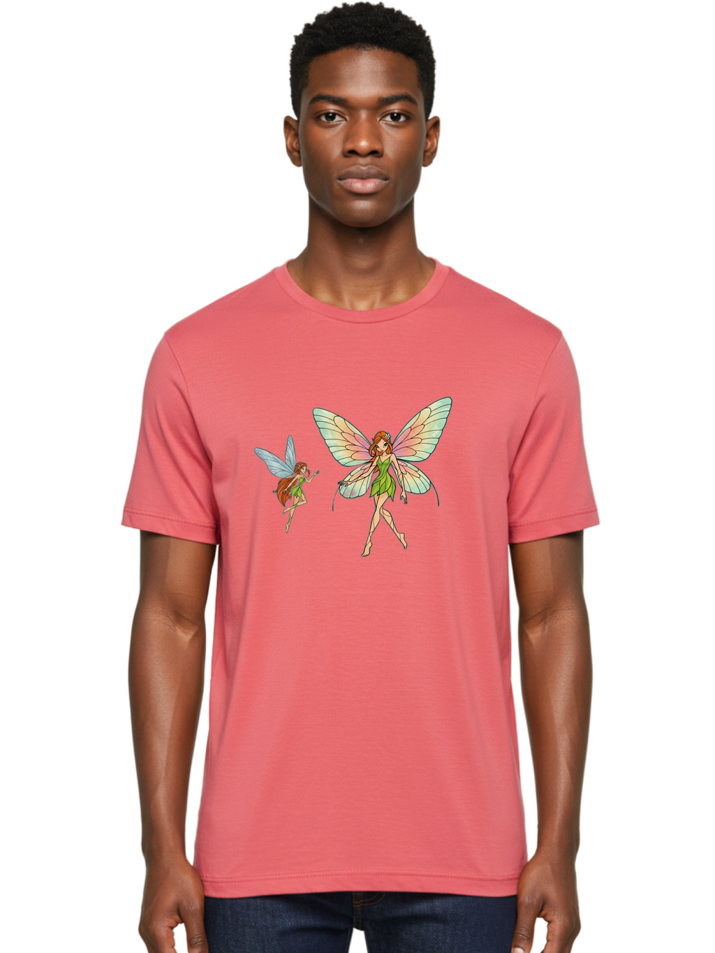 Fairy-Cartoon-Characters Men'S Graphic Tee, 100% Cotton, Comfortable Casual Summer Wear, Machine Washable, Vintage Camera, Old Camera, Antique Camera, Black Camera, Classic Photography, Photography Equipment, Nostalgic Device, Film Camera, Bai788