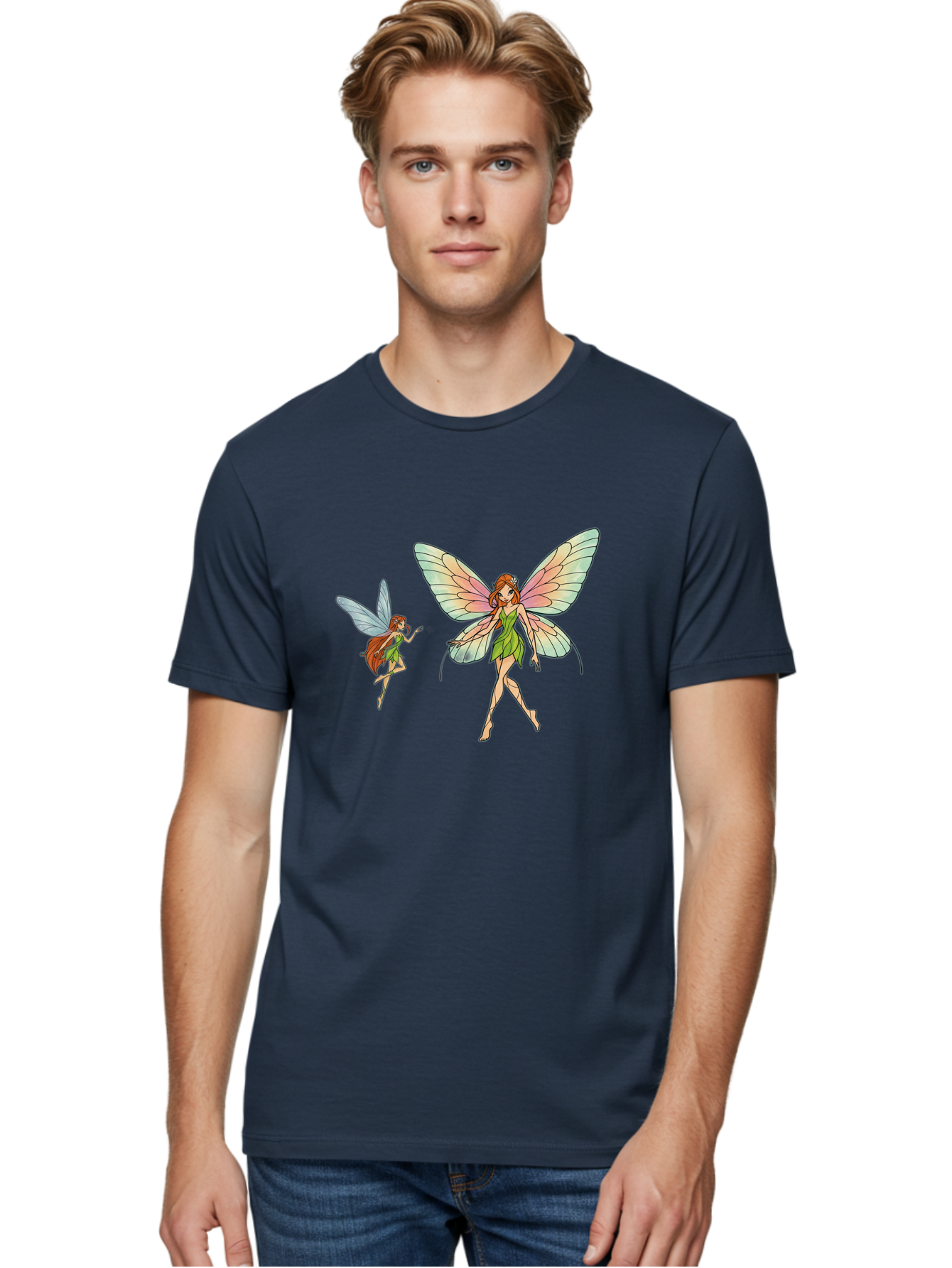Fairy-Cartoon-Characters Men'S Graphic Tee, 100% Cotton, Comfortable Casual Summer Wear, Machine Washable, Vintage Camera, Old Camera, Antique Camera, Black Camera, Classic Photography, Photography Equipment, Nostalgic Device, Film Camera, Bai788