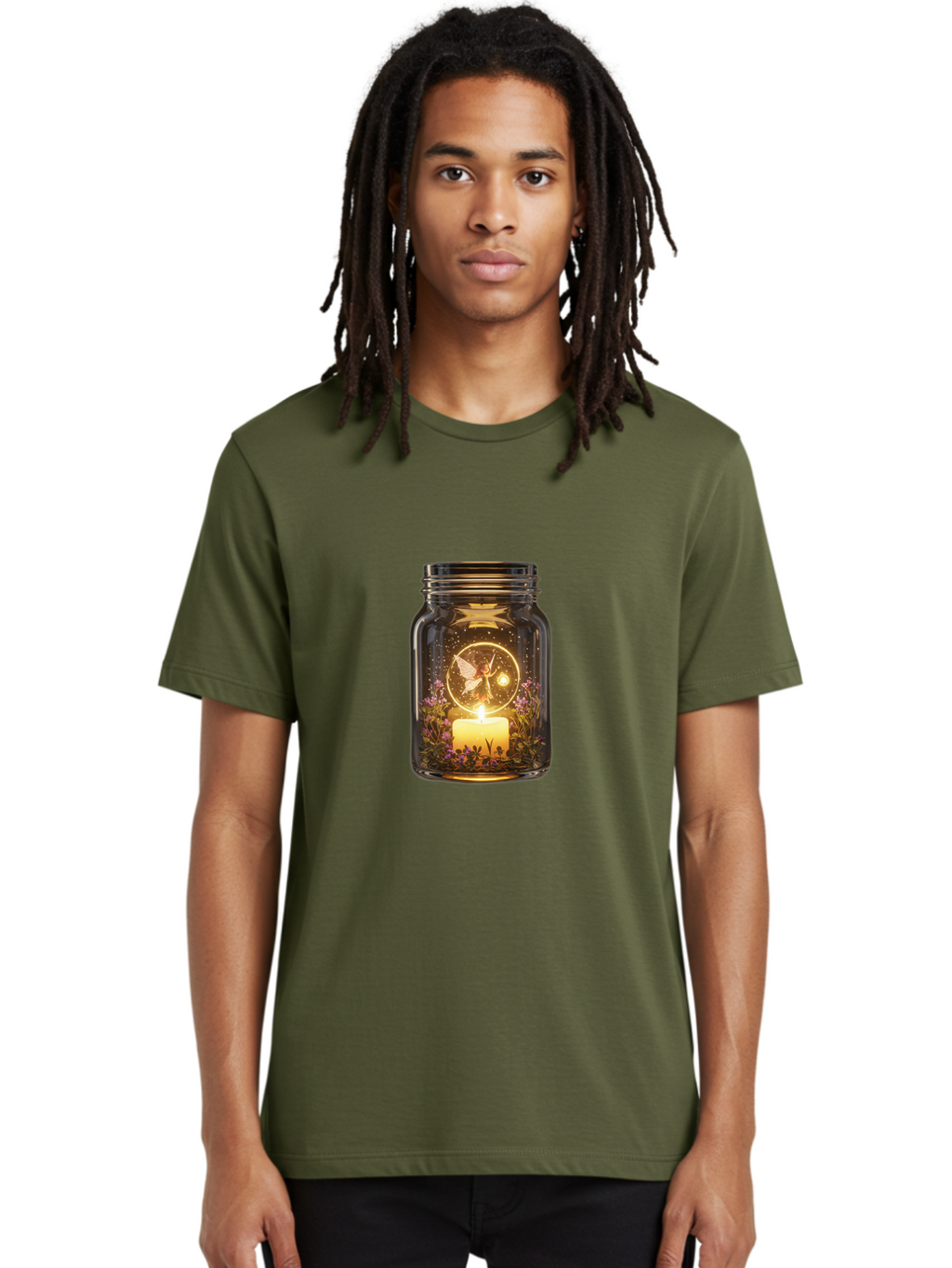 Fairy-In-Mason-Jar Men'S Graphic Tee, 100% Cotton, Comfortable Casual Summer Wear, Machine Washable, Vintage Camera, Old Camera, Antique Camera, Black Camera, Classic Photography, Photography Equipment, Nostalgic Device, Film Camera, Bai790