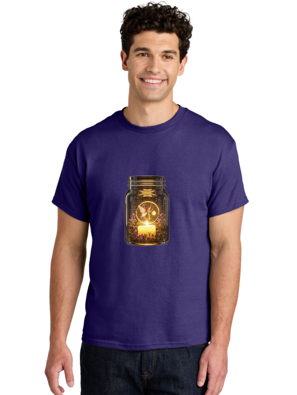 Fairy-In-Mason-Jar Men'S Graphic Tee, 100% Cotton, Comfortable Casual Summer Wear, Machine Washable, Vintage Camera, Old Camera, Antique Camera, Black Camera, Classic Photography, Photography Equipment, Nostalgic Device, Film Camera, Bai790