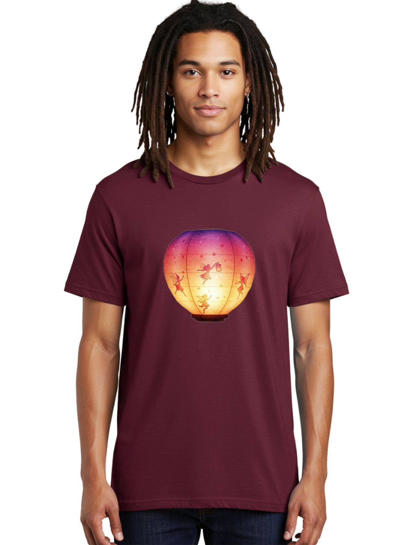 Fairy-Lantern-1 Men'S Graphic Tee, 100% Cotton, Comfortable Casual Summer Wear, Machine Washable, Vintage Camera, Old Camera, Antique Camera, Black Camera, Classic Photography, Photography Equipment, Nostalgic Device, Film Camera, Camera Art Bai791