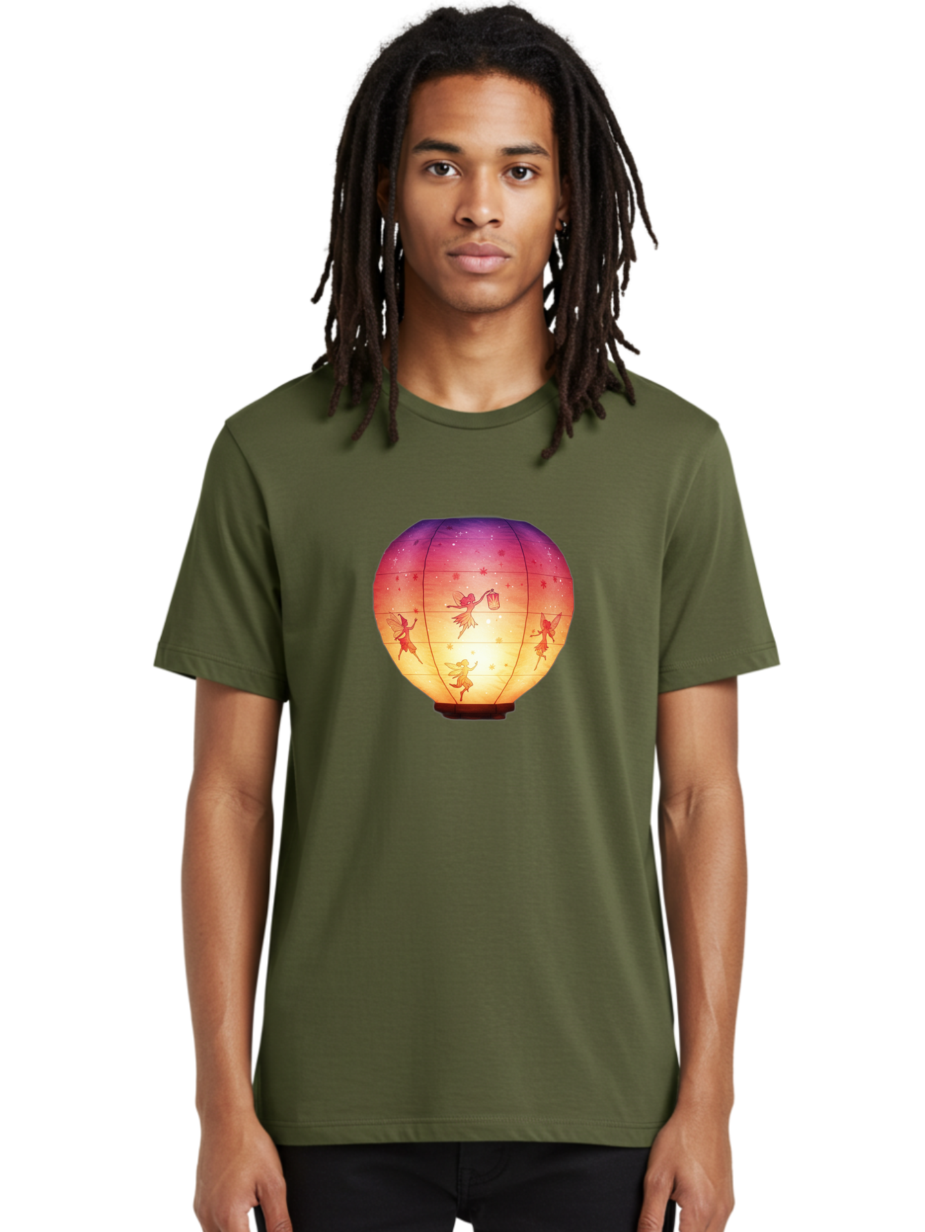 Fairy-Lantern-1 Men'S Graphic Tee, 100% Cotton, Comfortable Casual Summer Wear, Machine Washable, Vintage Camera, Old Camera, Antique Camera, Black Camera, Classic Photography, Photography Equipment, Nostalgic Device, Film Camera, Camera Art Bai791