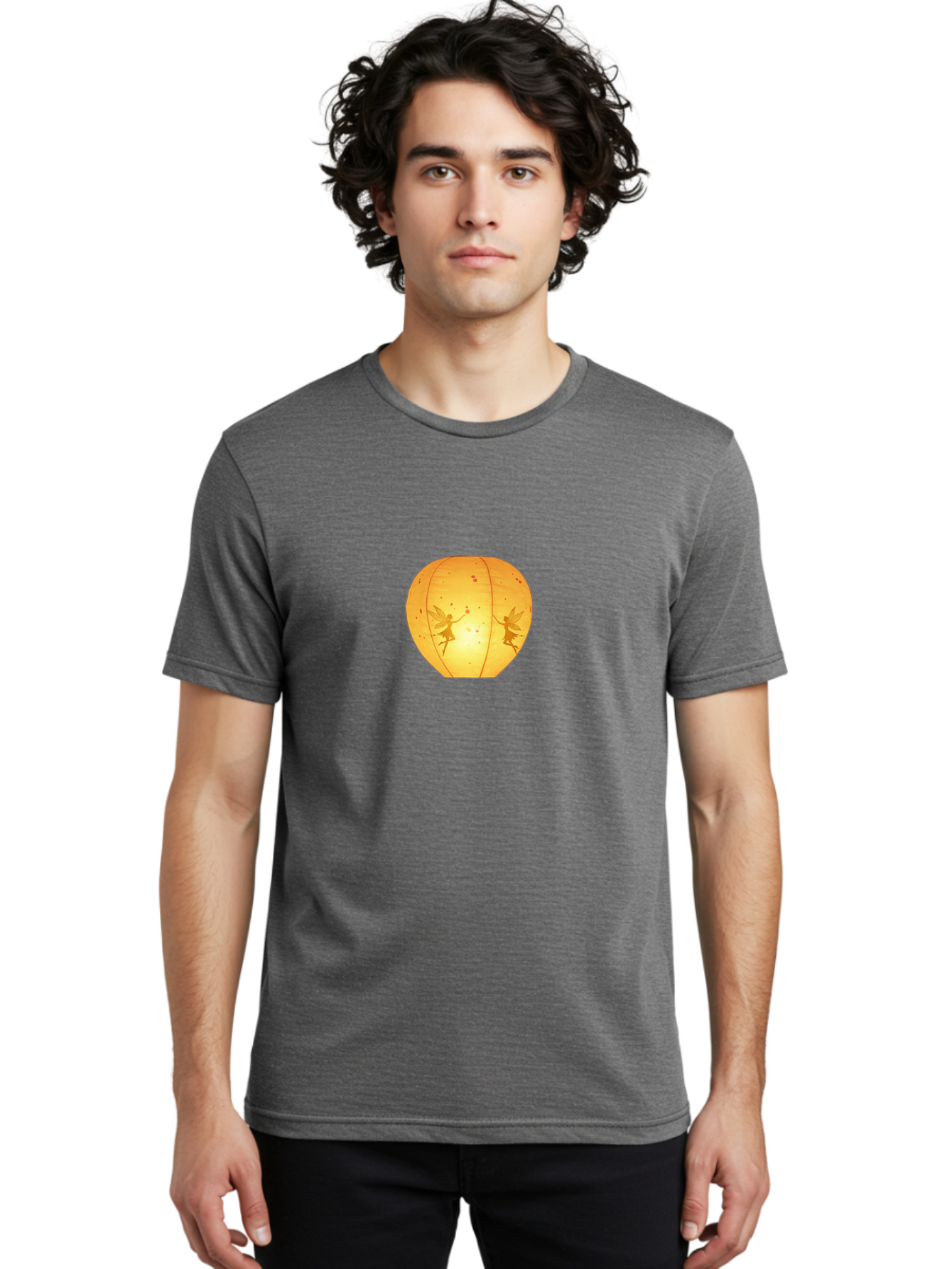 Fairy-Lantern-2 Men'S Graphic Tee, 100% Cotton, Comfortable Casual Summer Wear, Machine Washable, Vintage Camera, Old Camera, Antique Camera, Black Camera, Classic Photography, Photography Equipment, Nostalgic Device, Film Camera, Camera Art Bai792