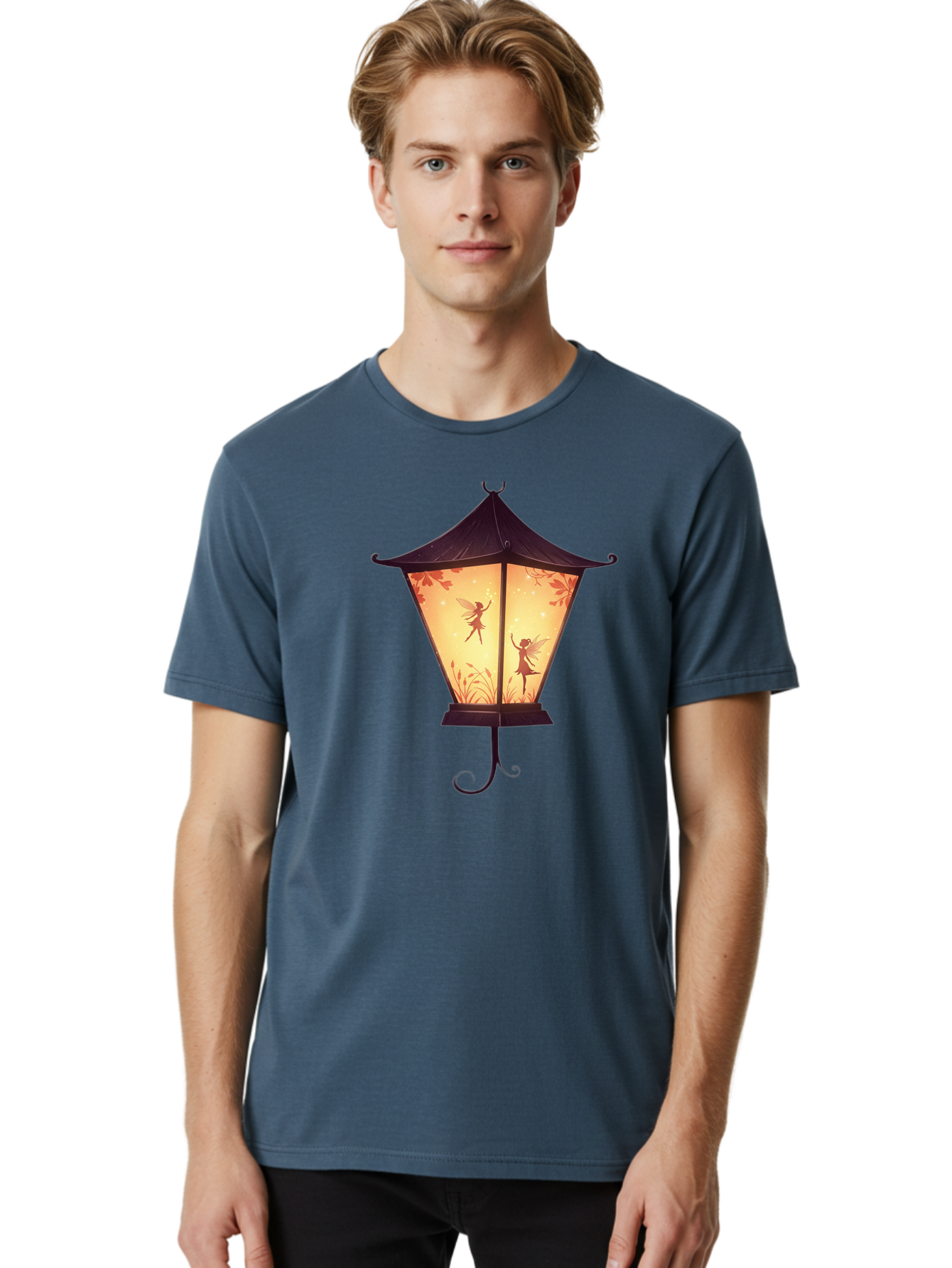 Fairy-Lantern-3 Men'S Graphic Tee, 100% Cotton, Comfortable Casual Summer Wear, Machine Washable, Vintage Camera, Old Camera, Antique Camera, Black Camera, Classic Photography, Photography Equipment, Nostalgic Device, Film Camera, Camera Art Bai793
