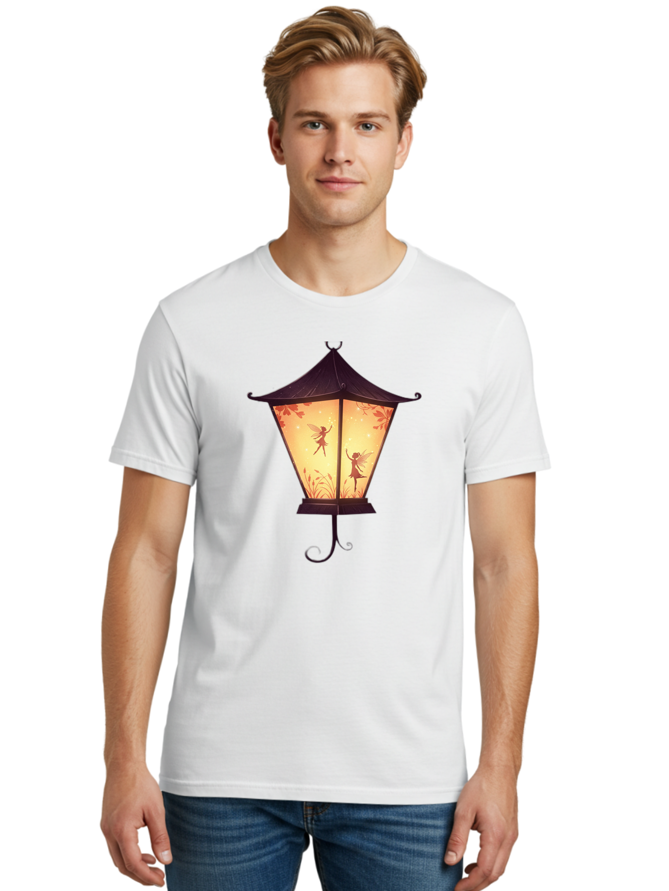 Fairy-Lantern-3 Men'S Graphic Tee, 100% Cotton, Comfortable Casual Summer Wear, Machine Washable, Vintage Camera, Old Camera, Antique Camera, Black Camera, Classic Photography, Photography Equipment, Nostalgic Device, Film Camera, Camera Art Bai793
