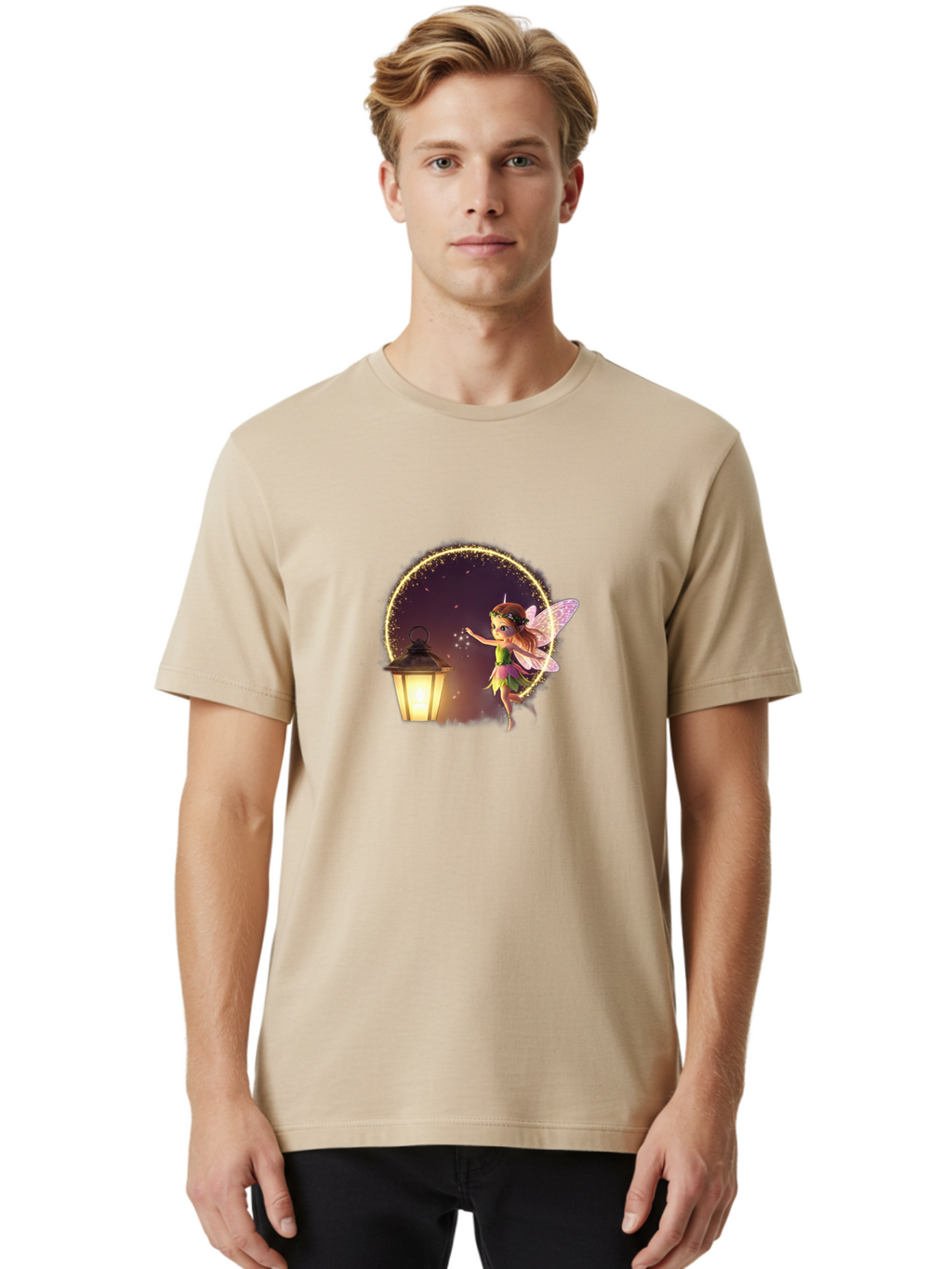 Fairy-Near-Lantern Men'S Graphic Tee, 100% Cotton, Comfortable Casual Summer Wear, Machine Washable, Vintage Camera, Old Camera, Antique Camera, Black Camera, Classic Photography, Photography Equipment, Nostalgic Device, Film Camera, Bai796