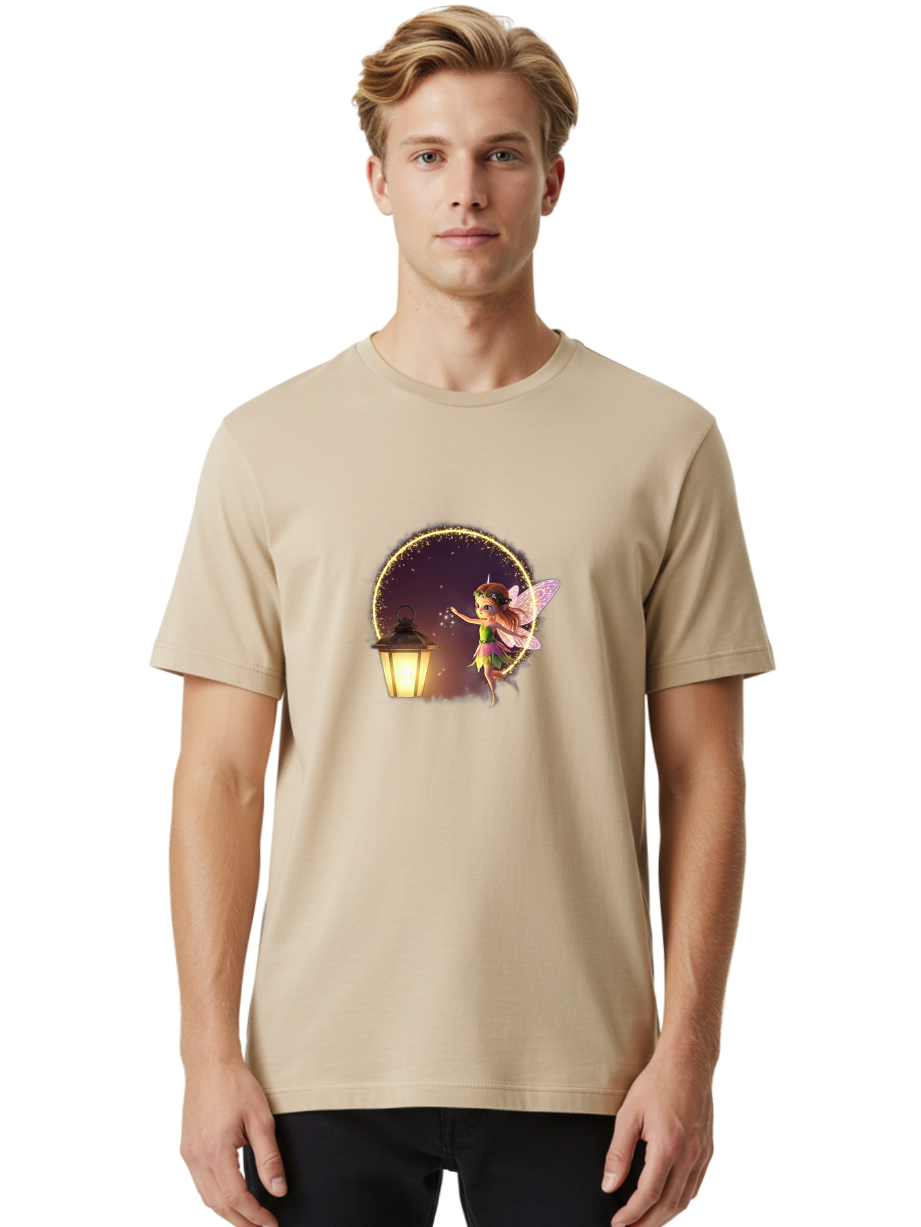 Fairy-Near-Lantern Men'S Graphic Tee, 100% Cotton, Comfortable Casual Summer Wear, Machine Washable, Vintage Camera, Old Camera, Antique Camera, Black Camera, Classic Photography, Photography Equipment, Nostalgic Device, Film Camera, Bai796