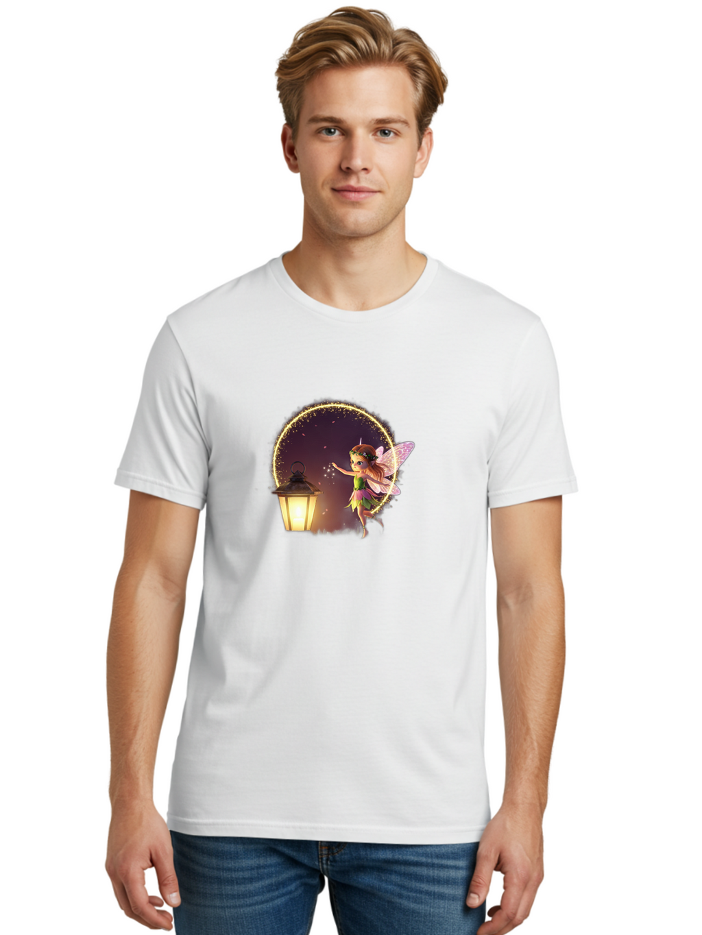 Fairy-Near-Lantern Men'S Graphic Tee, 100% Cotton, Comfortable Casual Summer Wear, Machine Washable, Vintage Camera, Old Camera, Antique Camera, Black Camera, Classic Photography, Photography Equipment, Nostalgic Device, Film Camera, Bai796