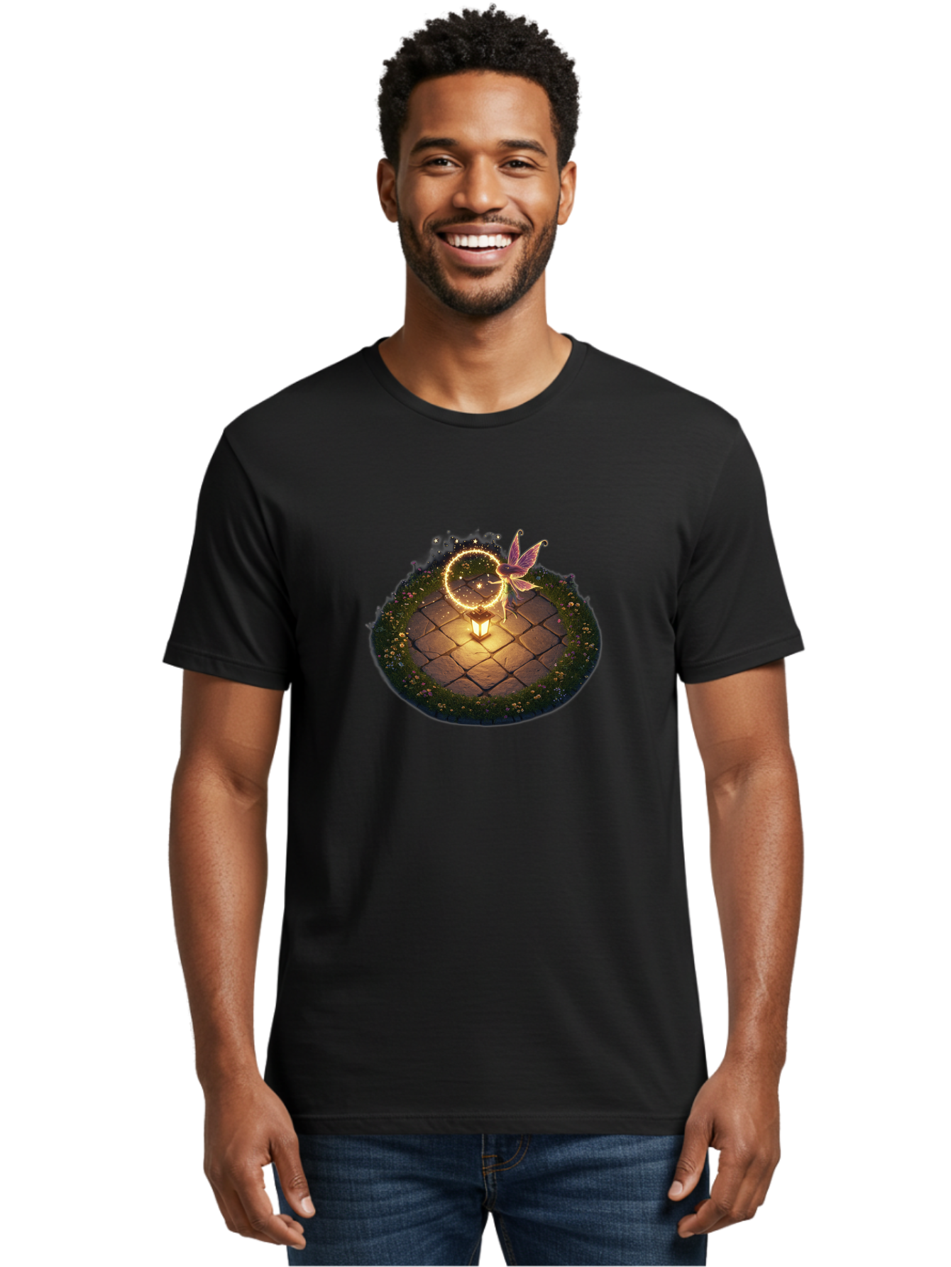 Fairy-With-Lantern Men'S Graphic Tee, 100% Cotton, Comfortable Casual Summer Wear, Machine Washable, Vintage Camera, Old Camera, Antique Camera, Black Camera, Classic Photography, Photography Equipment, Nostalgic Device, Film Camera, Bai801