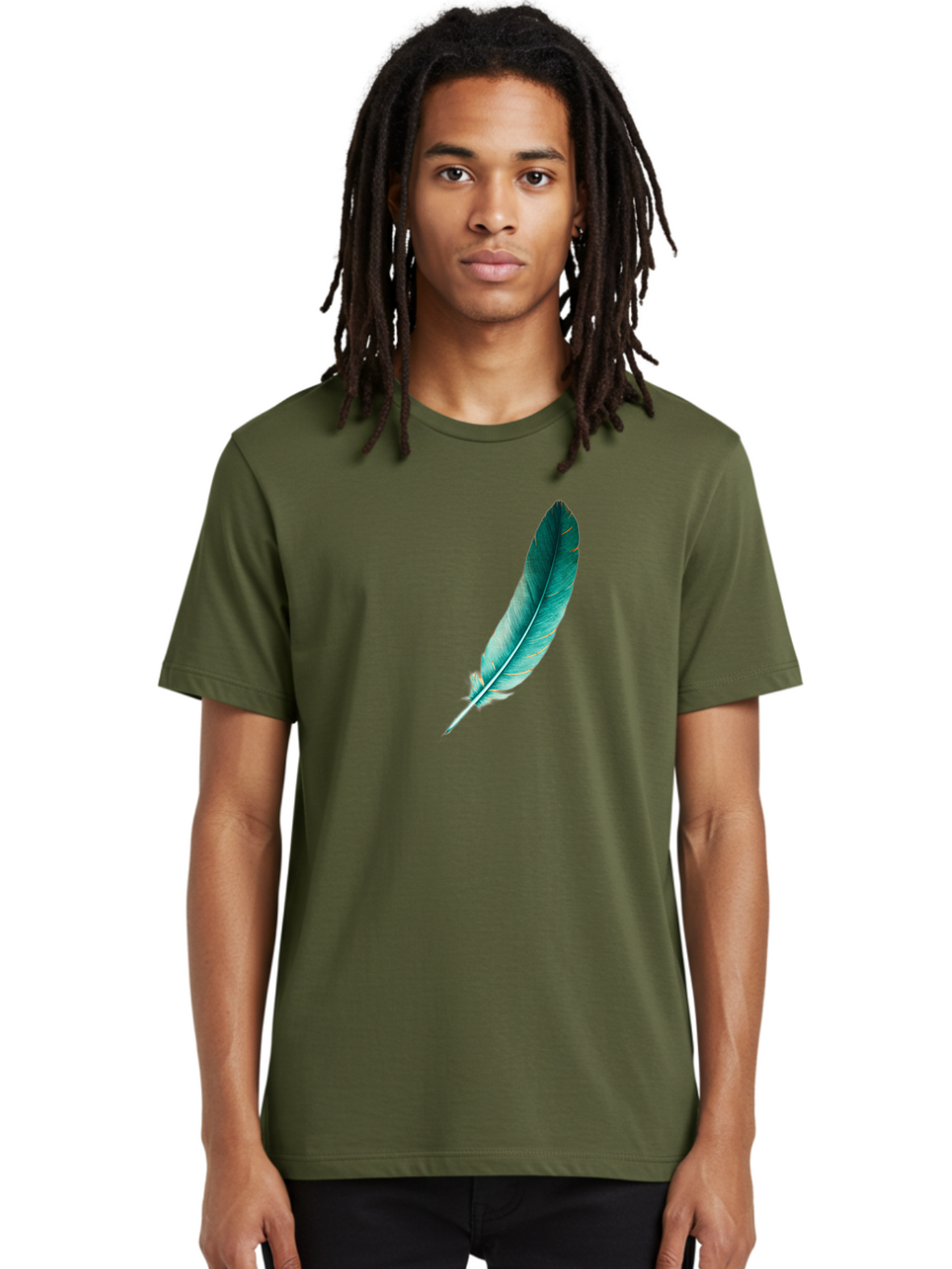 Feather-5 Men'S Graphic Tee, 100% Cotton, Comfortable Casual Summer Wear, Machine Washable, Vintage Camera, Old Camera, Antique Camera, Black Camera, Classic Photography, Photography Equipment, Nostalgic Device, Film Camera, Camera Art Bai808