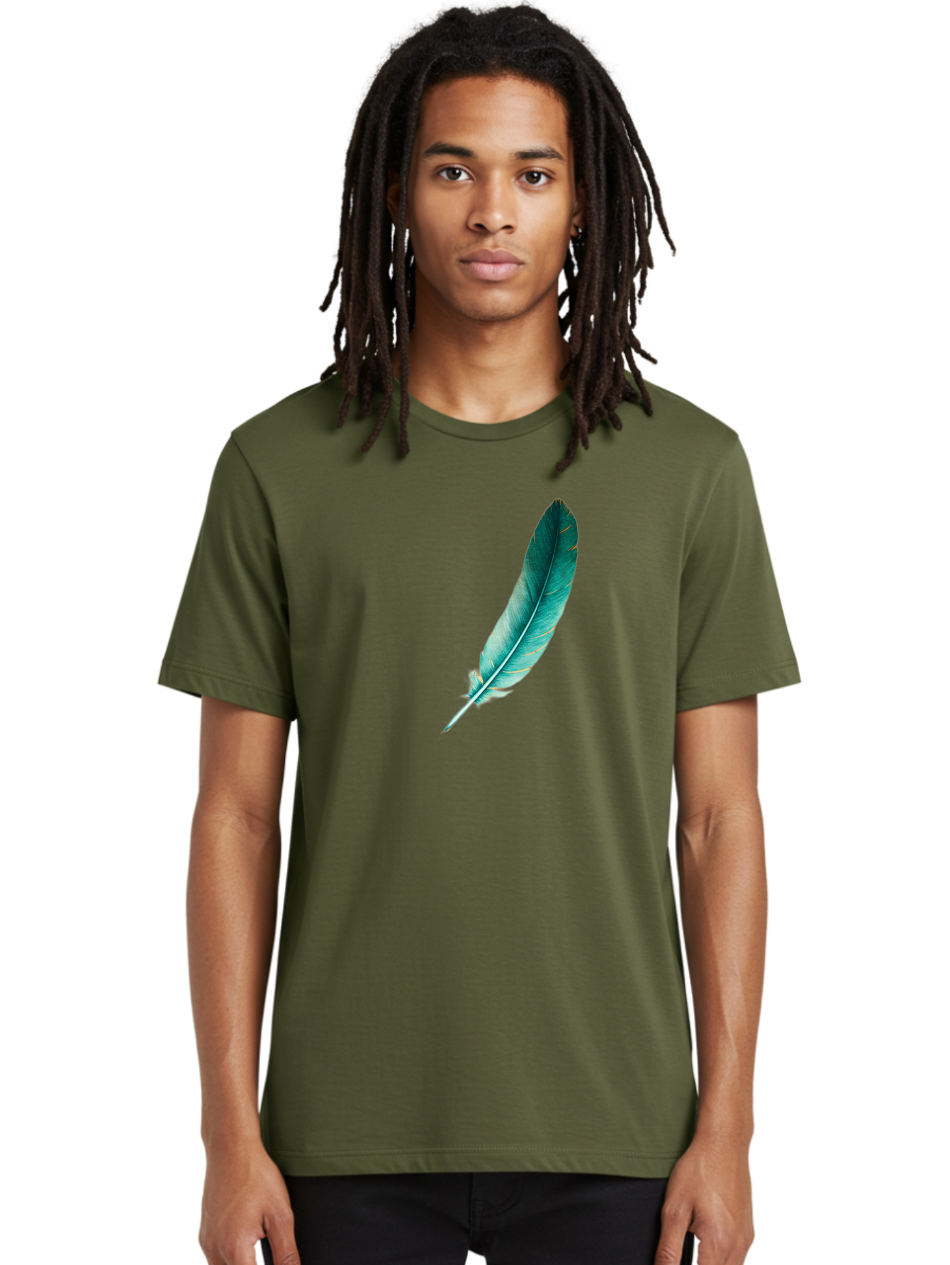 Feather-5 Men'S Graphic Tee, 100% Cotton, Comfortable Casual Summer Wear, Machine Washable, Vintage Camera, Old Camera, Antique Camera, Black Camera, Classic Photography, Photography Equipment, Nostalgic Device, Film Camera, Camera Art Bai808