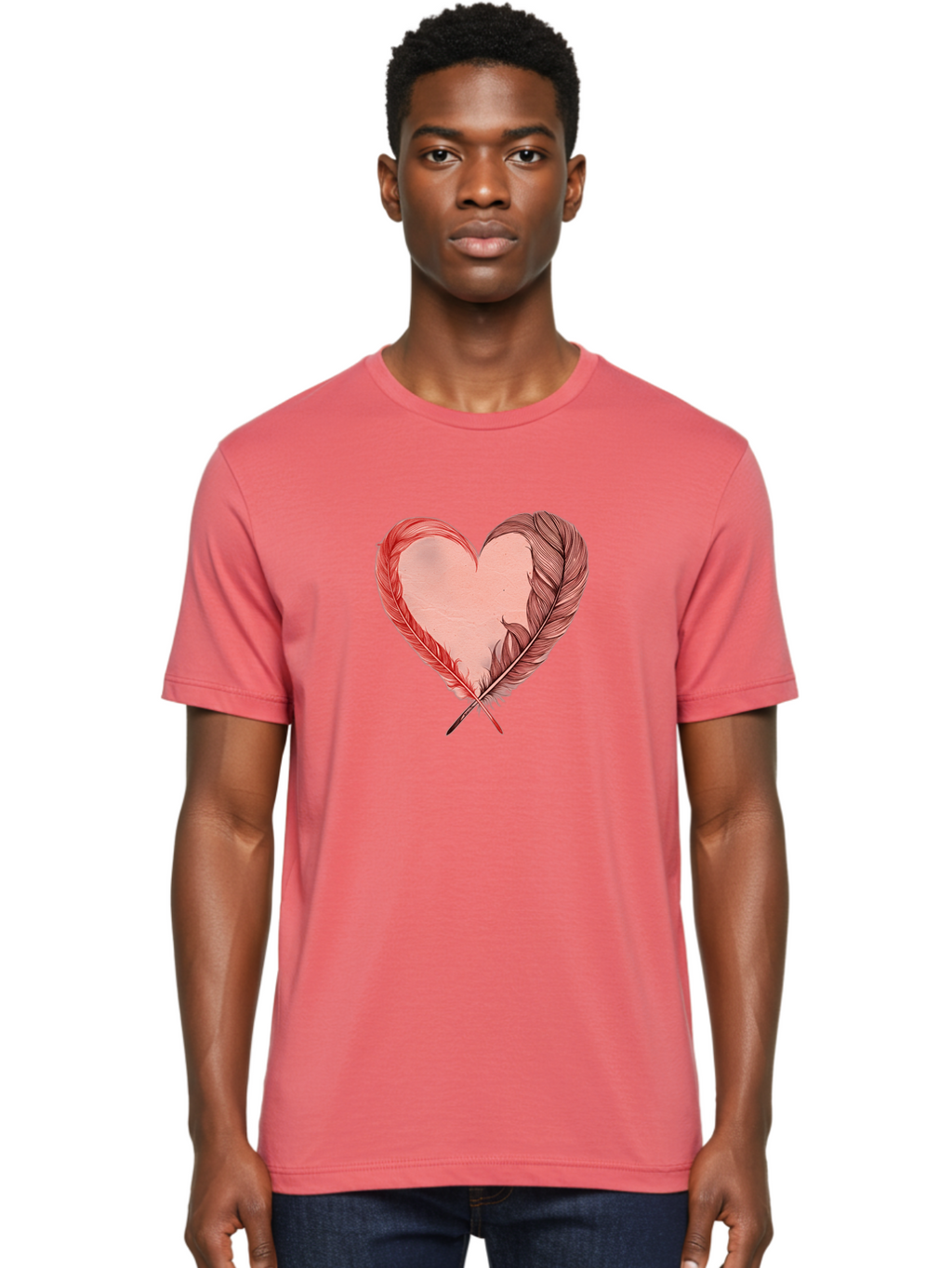Feather-Heart Men'S Graphic Tee, 100% Cotton, Comfortable Casual Summer Wear, Machine Washable, Vintage Camera, Old Camera, Antique Camera, Black Camera, Classic Photography, Photography Equipment, Nostalgic Device, Film Camera, Camera Art Bai810