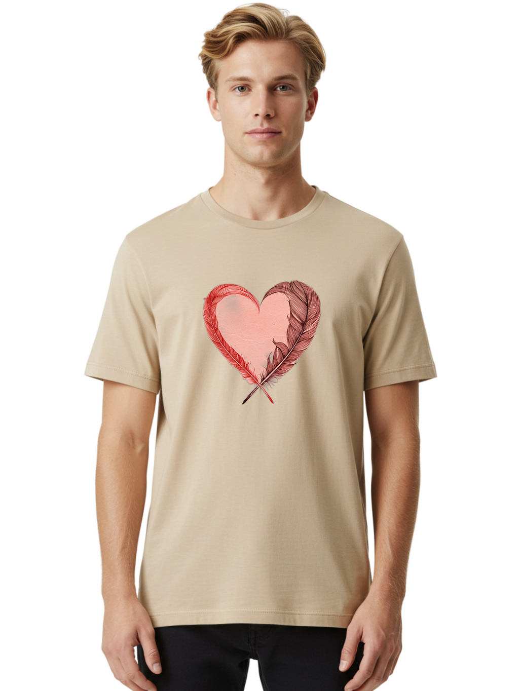 Feather-Heart Men'S Graphic Tee, 100% Cotton, Comfortable Casual Summer Wear, Machine Washable, Vintage Camera, Old Camera, Antique Camera, Black Camera, Classic Photography, Photography Equipment, Nostalgic Device, Film Camera, Camera Art Bai810
