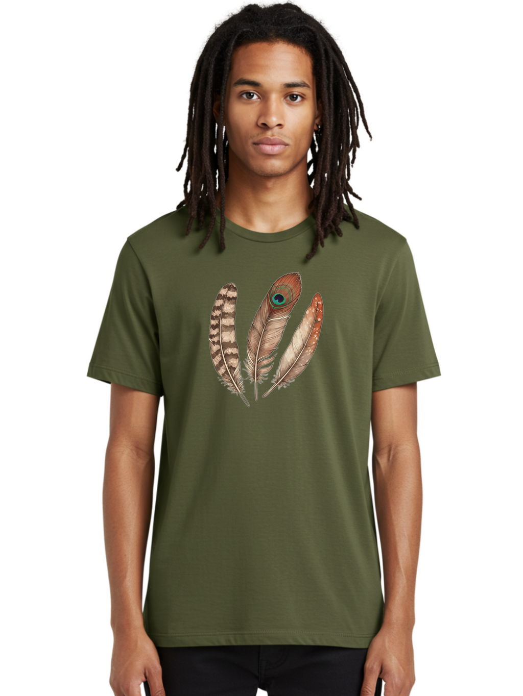 Feathers-15 Men'S Graphic Tee, 100% Cotton, Comfortable Casual Summer Wear, Machine Washable, Vintage Camera, Old Camera, Antique Camera, Black Camera, Classic Photography, Photography Equipment, Nostalgic Device, Film Camera, Camera Art Bai818