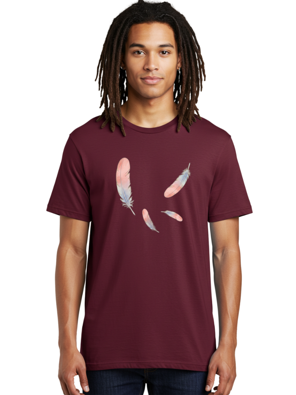 Feathers-6 Men'S Graphic Tee, 100% Cotton, Comfortable Casual Summer Wear, Machine Washable, Vintage Camera, Old Camera, Antique Camera, Black Camera, Classic Photography, Photography Equipment, Nostalgic Device, Film Camera, Camera Art Bai824