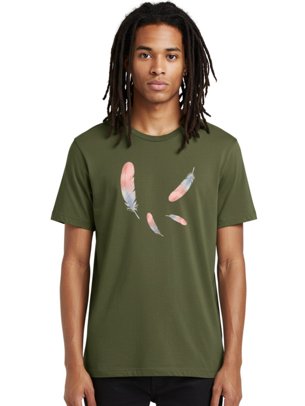 Feathers-6 Men'S Graphic Tee, 100% Cotton, Comfortable Casual Summer Wear, Machine Washable, Vintage Camera, Old Camera, Antique Camera, Black Camera, Classic Photography, Photography Equipment, Nostalgic Device, Film Camera, Camera Art Bai824