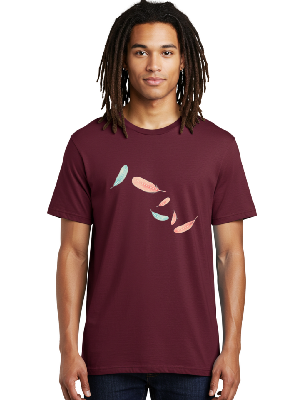 Feathers-7 Men'S Graphic Tee, 100% Cotton, Comfortable Casual Summer Wear, Machine Washable, Vintage Camera, Old Camera, Antique Camera, Black Camera, Classic Photography, Photography Equipment, Nostalgic Device, Film Camera, Camera Art Bai825