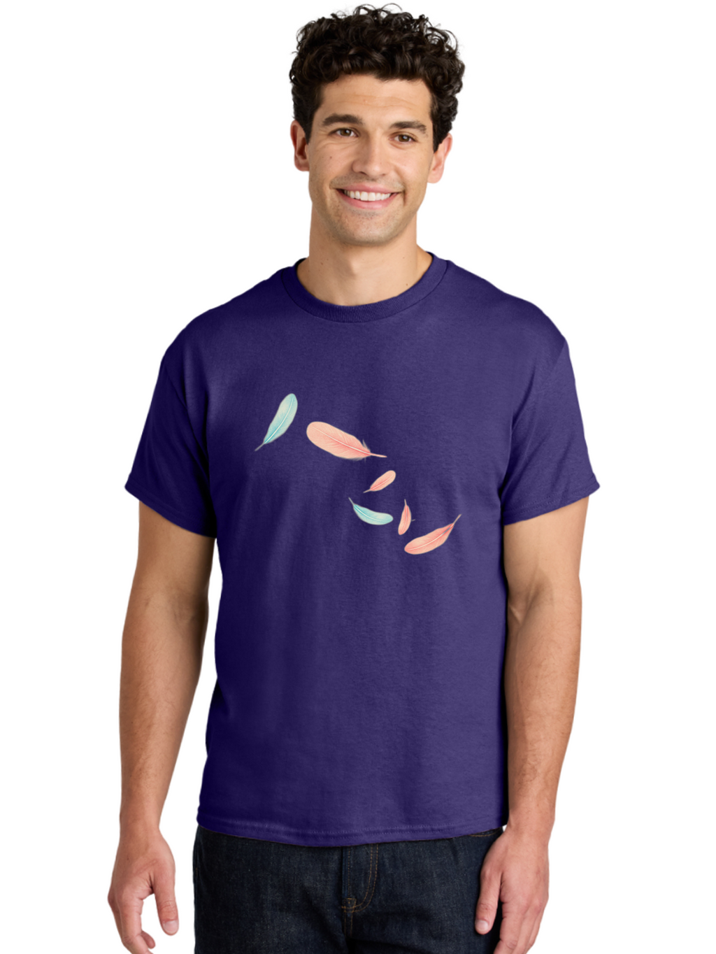 Feathers-7 Men'S Graphic Tee, 100% Cotton, Comfortable Casual Summer Wear, Machine Washable, Vintage Camera, Old Camera, Antique Camera, Black Camera, Classic Photography, Photography Equipment, Nostalgic Device, Film Camera, Camera Art Bai825