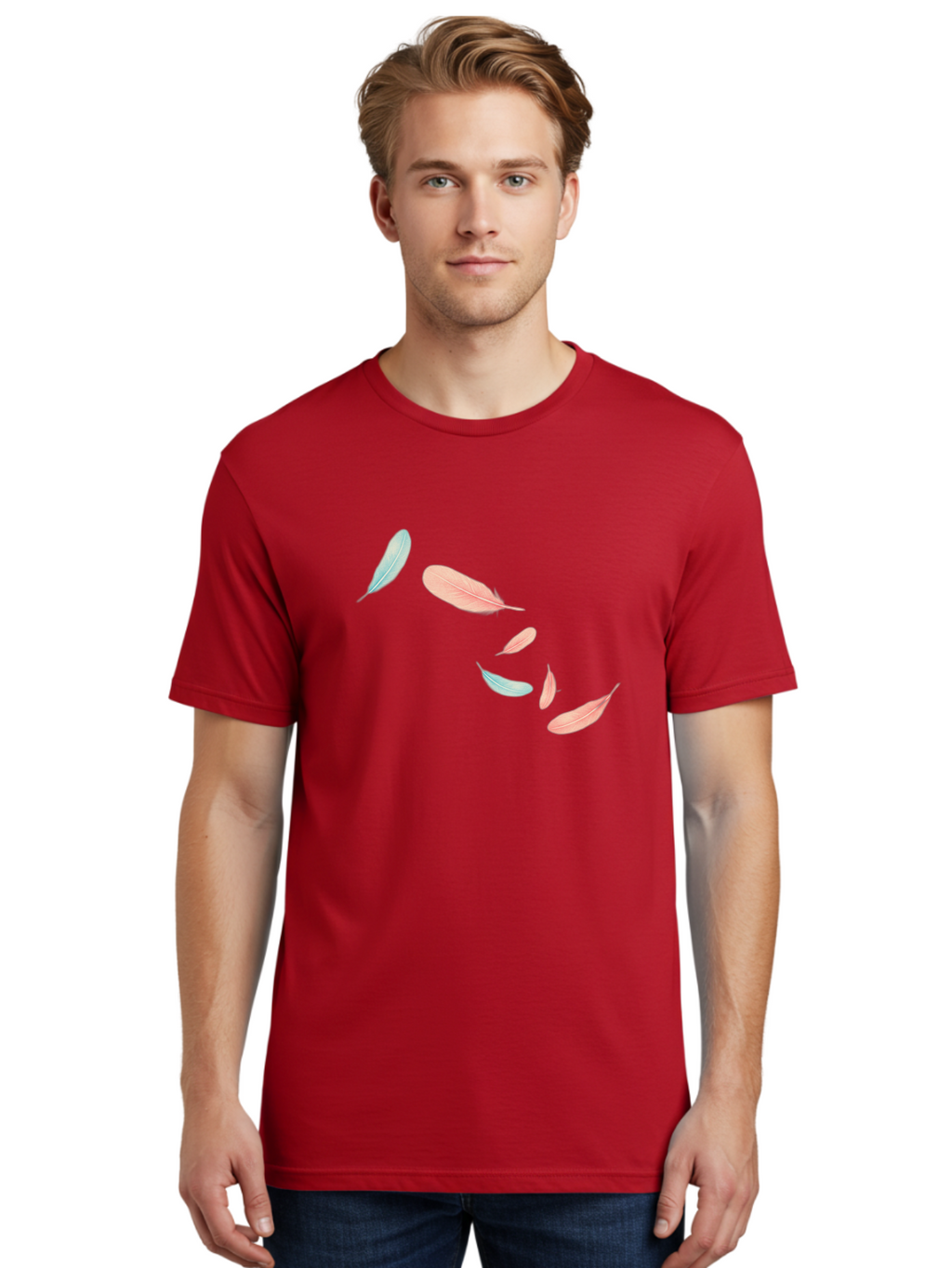 Feathers-7 Men'S Graphic Tee, 100% Cotton, Comfortable Casual Summer Wear, Machine Washable, Vintage Camera, Old Camera, Antique Camera, Black Camera, Classic Photography, Photography Equipment, Nostalgic Device, Film Camera, Camera Art Bai825