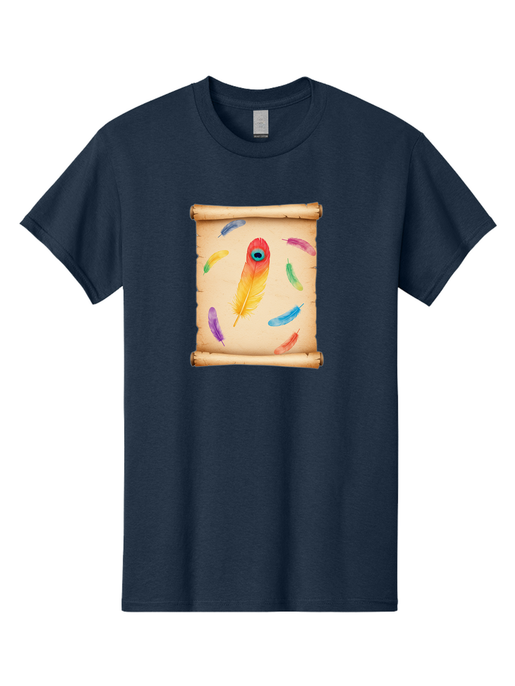 Feathers-On-Parchment Men'S Graphic Tee, 100% Cotton, Comfortable Casual Summer Wear, Machine Washable, Vintage Camera, Old Camera, Antique Camera, Black Camera, Classic Photography, Photography Equipment, Nostalgic Device, Film Camera, Bai830