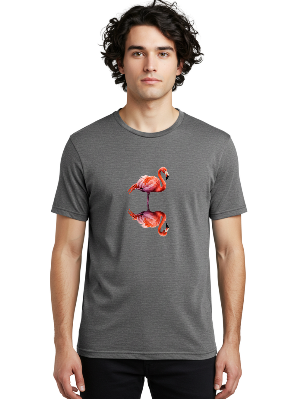 Flamingo-1 Men'S Graphic Tee, 100% Cotton, Comfortable Casual Summer Wear, Machine Washable, Vintage Camera, Old Camera, Antique Camera, Black Camera, Classic Photography, Photography Equipment, Nostalgic Device, Film Camera, Camera Art Bai832