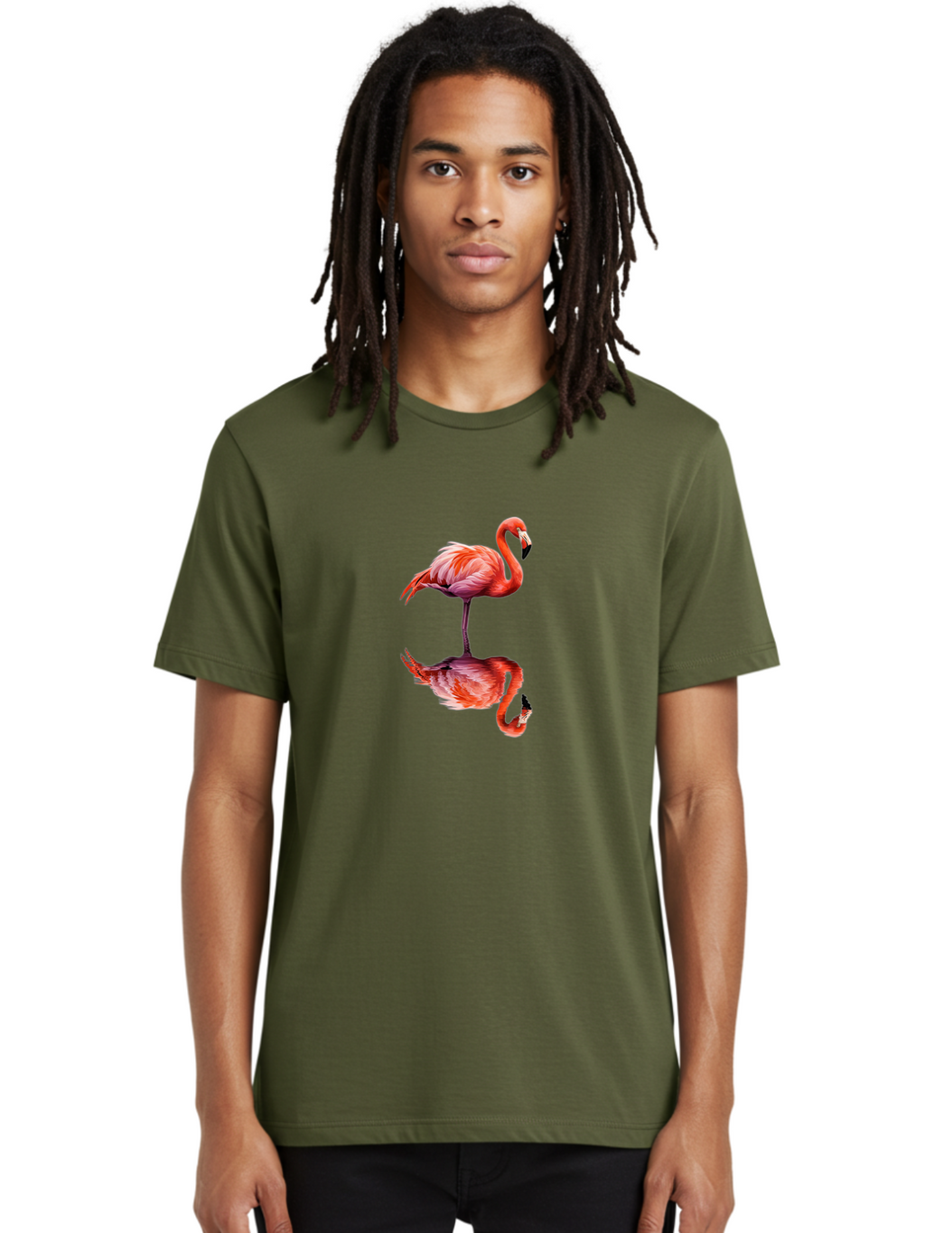 Flamingo-1 Men'S Graphic Tee, 100% Cotton, Comfortable Casual Summer Wear, Machine Washable, Vintage Camera, Old Camera, Antique Camera, Black Camera, Classic Photography, Photography Equipment, Nostalgic Device, Film Camera, Camera Art Bai832