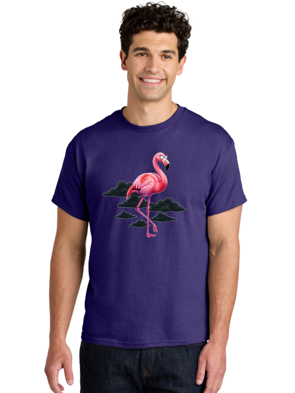 Flamingo-4 Men'S Graphic Tee, 100% Cotton, Comfortable Casual Summer Wear, Machine Washable, Vintage Camera, Old Camera, Antique Camera, Black Camera, Classic Photography, Photography Equipment, Nostalgic Device, Film Camera, Camera Art Bai835