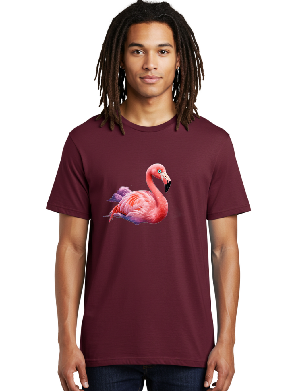 Flamingo-7 Men'S Graphic Tee, 100% Cotton, Comfortable Casual Summer Wear, Machine Washable, Vintage Camera, Old Camera, Antique Camera, Black Camera, Classic Photography, Photography Equipment, Nostalgic Device, Film Camera, Camera Art Bai838