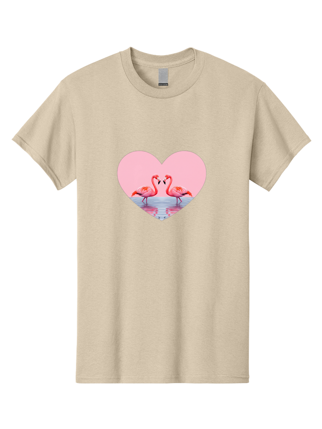 Flamingo-Couple-Heart Men'S Graphic Tee, 100% Cotton, Comfortable Casual Summer Wear, Machine Washable, Vintage Camera, Old Camera, Antique Camera, Black Camera, Classic Photography, Photography Equipment, Nostalgic Device, Film Camera, Bai840