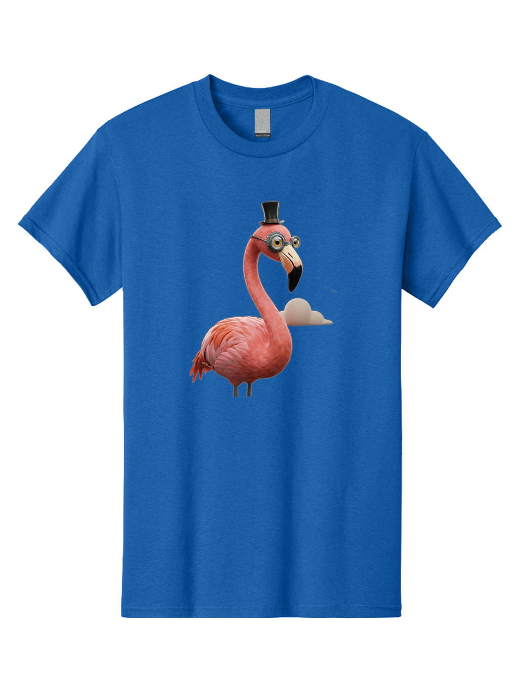 Flamingo-In-Top-Hat Men'S Graphic Tee, 100% Cotton, Comfortable Casual Summer Wear, Machine Washable, Vintage Camera, Old Camera, Antique Camera, Black Camera, Classic Photography, Photography Equipment, Nostalgic Device, Film Camera, Bai844