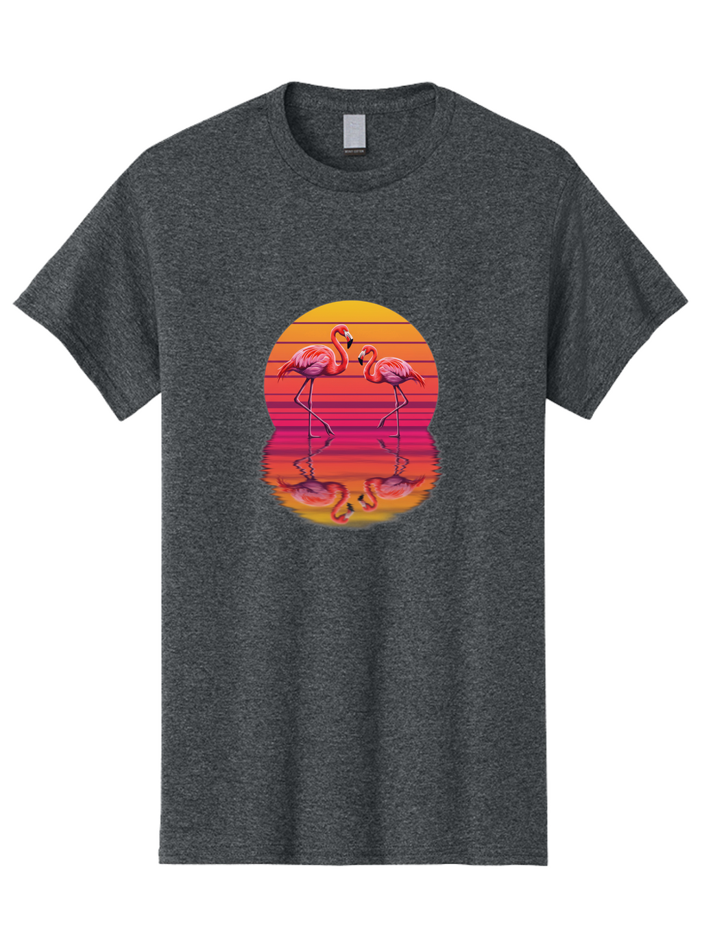 Flamingos-1 Men'S Graphic Tee, 100% Cotton, Comfortable Casual Summer Wear, Machine Washable, Vintage Camera, Old Camera, Antique Camera, Black Camera, Classic Photography, Photography Equipment, Nostalgic Device, Film Camera, Camera Art Bai852