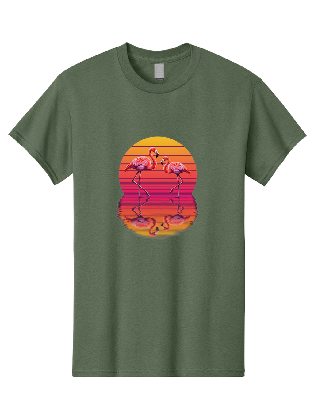 Flamingos-1 Men'S Graphic Tee, 100% Cotton, Comfortable Casual Summer Wear, Machine Washable, Vintage Camera, Old Camera, Antique Camera, Black Camera, Classic Photography, Photography Equipment, Nostalgic Device, Film Camera, Camera Art Bai852