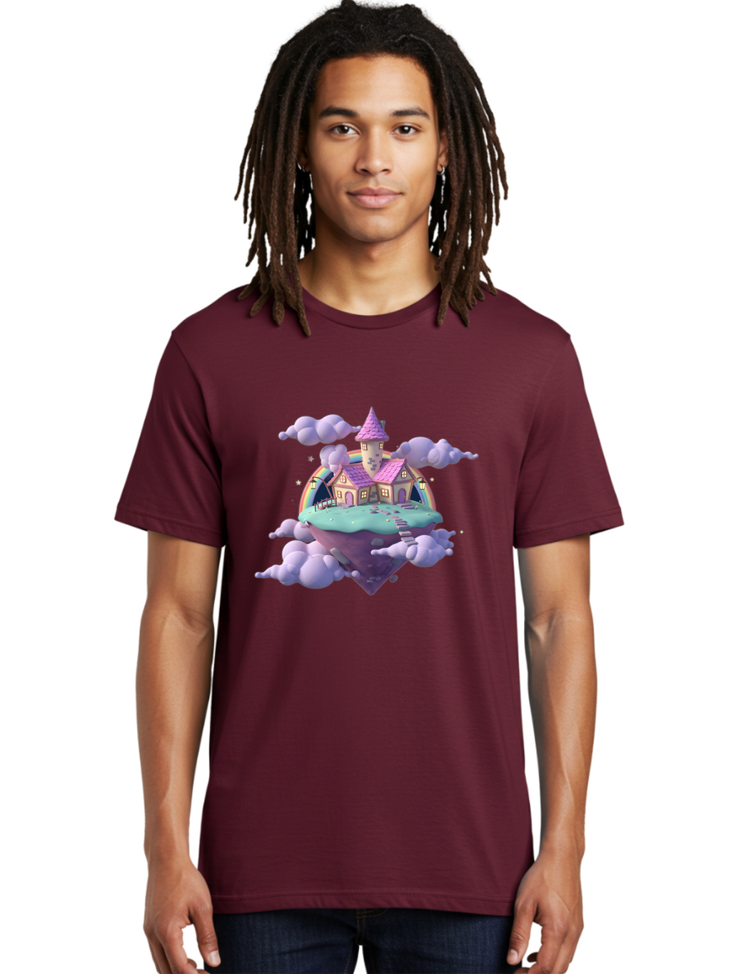 Floating-Castle-1 Men'S Graphic Tee, 100% Cotton, Comfortable Casual Summer Wear, Machine Washable, Vintage Camera, Old Camera, Antique Camera, Black Camera, Classic Photography, Photography Equipment, Nostalgic Device, Film Camera, Camera Art Bai870