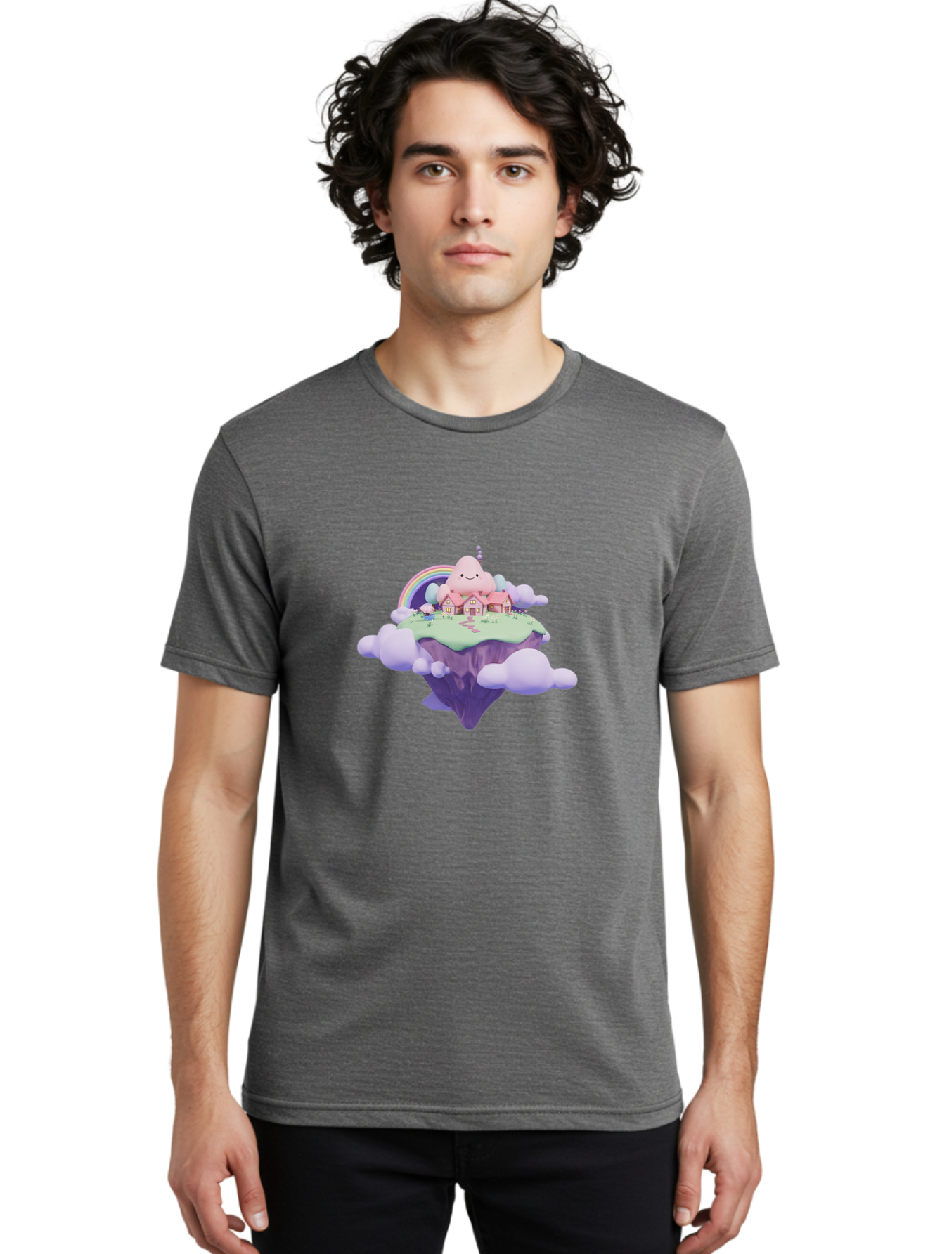 Floating-Island-3 Men'S Graphic Tee, 100% Cotton, Comfortable Casual Summer Wear, Machine Washable, Vintage Camera, Old Camera, Antique Camera, Black Camera, Classic Photography, Photography Equipment, Nostalgic Device, Film Camera, Camera Art Bai877