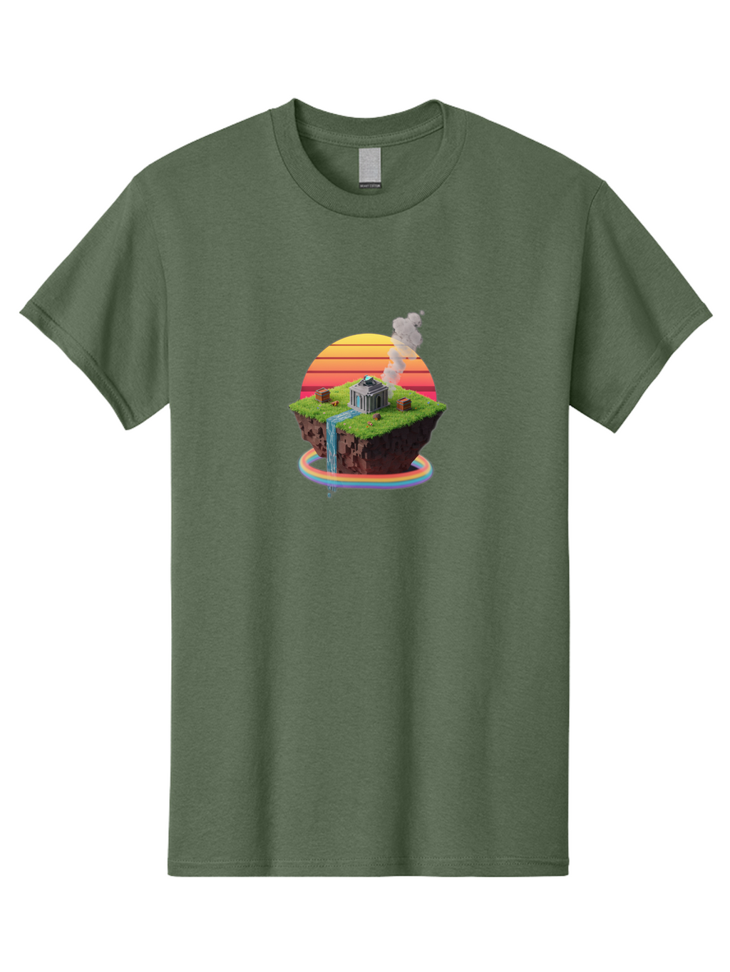 Floating-Island-4 Men'S Graphic Tee, 100% Cotton, Comfortable Casual Summer Wear, Machine Washable, Vintage Camera, Old Camera, Antique Camera, Black Camera, Classic Photography, Photography Equipment, Nostalgic Device, Film Camera, Camera Art Bai878