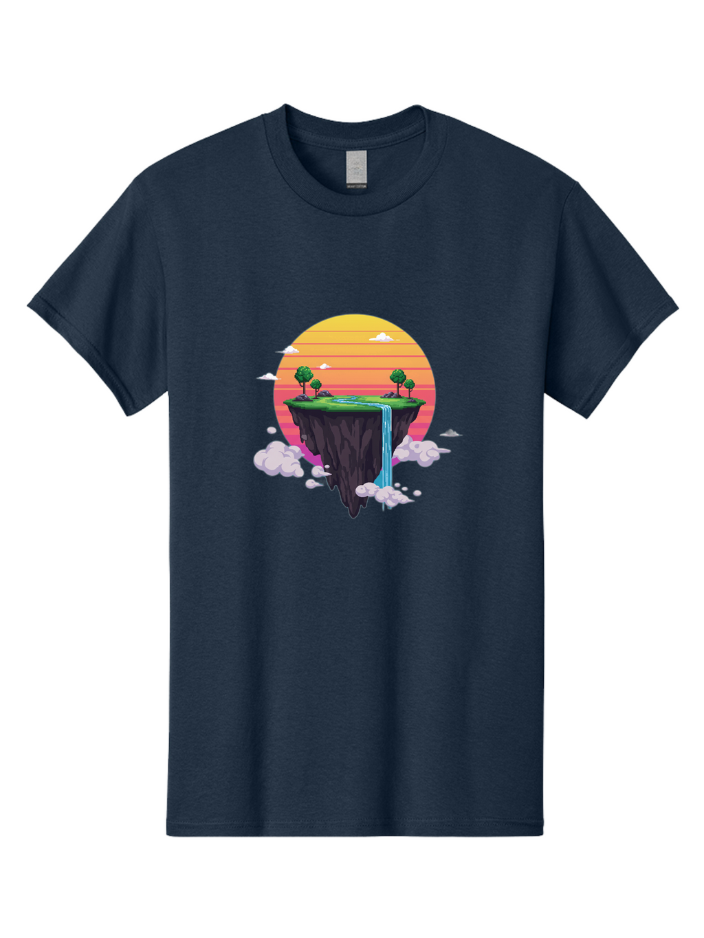 Floating-Island-6 Men'S Graphic Tee, 100% Cotton, Comfortable Casual Summer Wear, Machine Washable, Vintage Camera, Old Camera, Antique Camera, Black Camera, Classic Photography, Photography Equipment, Nostalgic Device, Film Camera, Camera Art Bai880