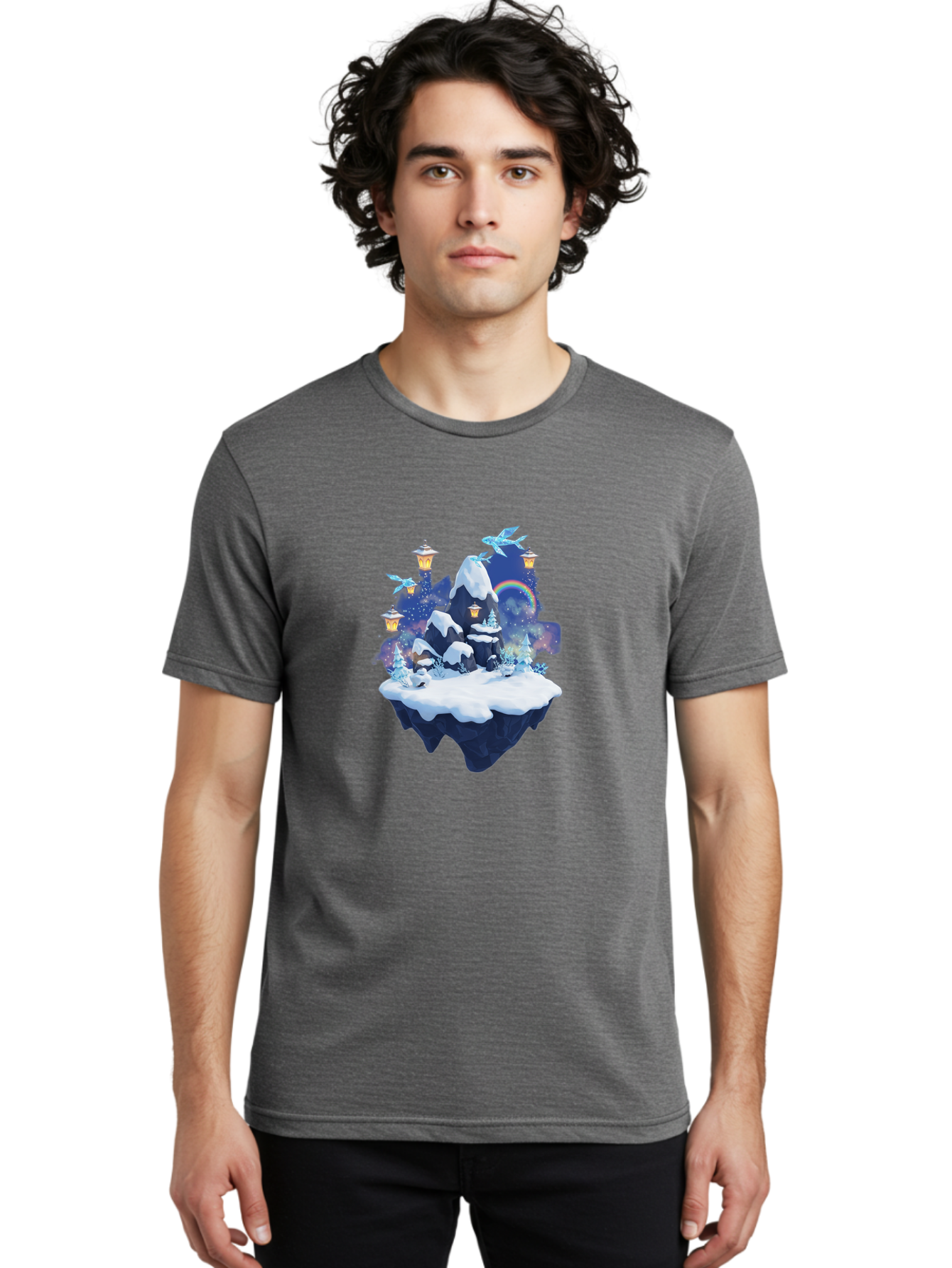 Floating-Island-7 Men'S Graphic Tee, 100% Cotton, Comfortable Casual Summer Wear, Machine Washable, Vintage Camera, Old Camera, Antique Camera, Black Camera, Classic Photography, Photography Equipment, Nostalgic Device, Film Camera, Camera Art Bai881