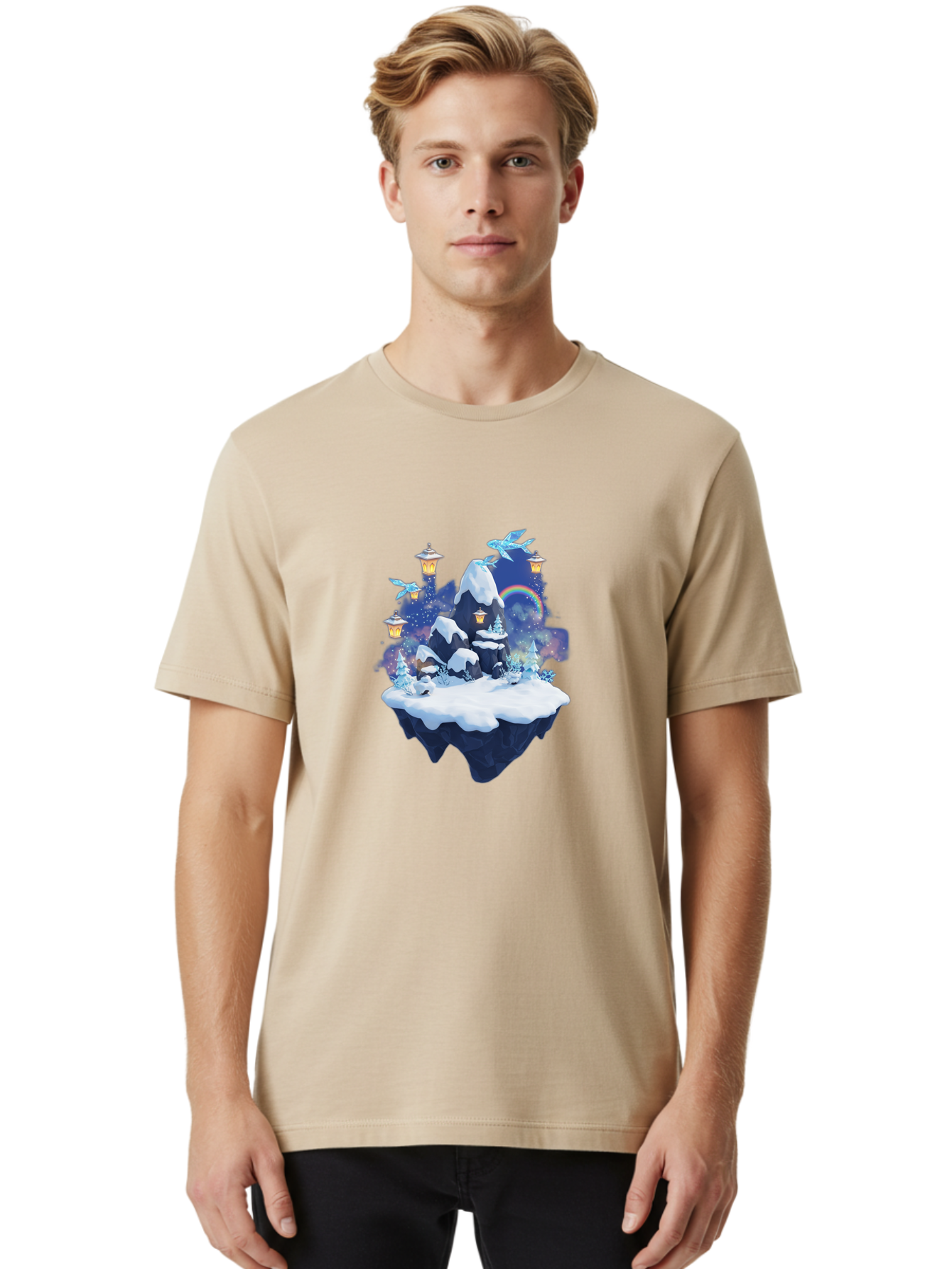Floating-Island-7 Men'S Graphic Tee, 100% Cotton, Comfortable Casual Summer Wear, Machine Washable, Vintage Camera, Old Camera, Antique Camera, Black Camera, Classic Photography, Photography Equipment, Nostalgic Device, Film Camera, Camera Art Bai881