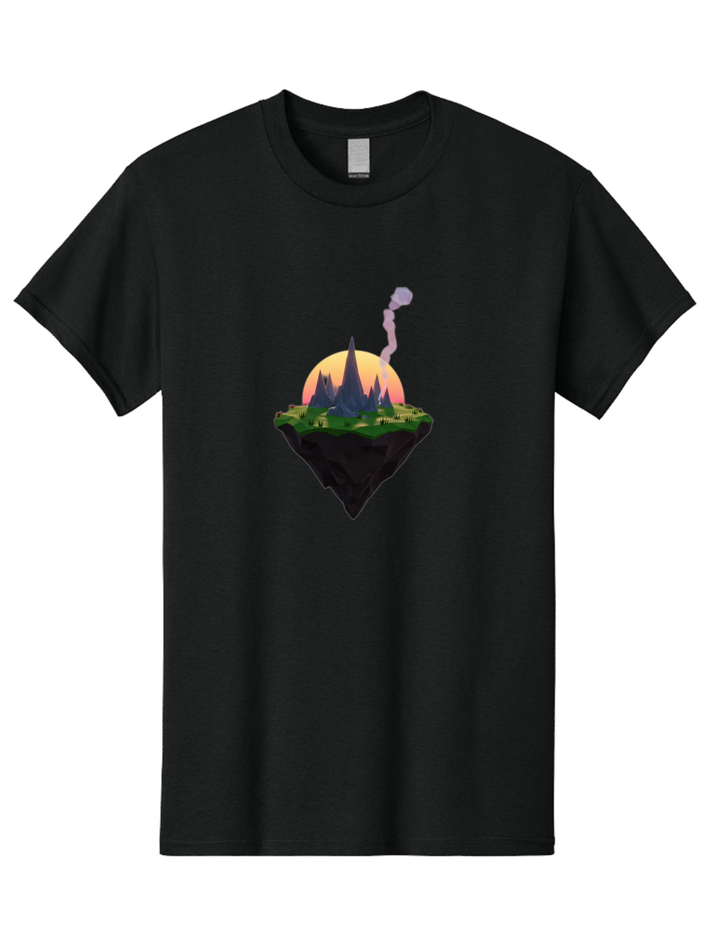 Floating-Island-With-Castle Men'S Graphic Tee, 100% Cotton, Comfortable Casual Summer Wear, Machine Washable, Vintage Camera, Old Camera, Antique Camera, Black Camera, Classic Photography, Photography Equipment, Nostalgic Device, Film Camera, Bai884