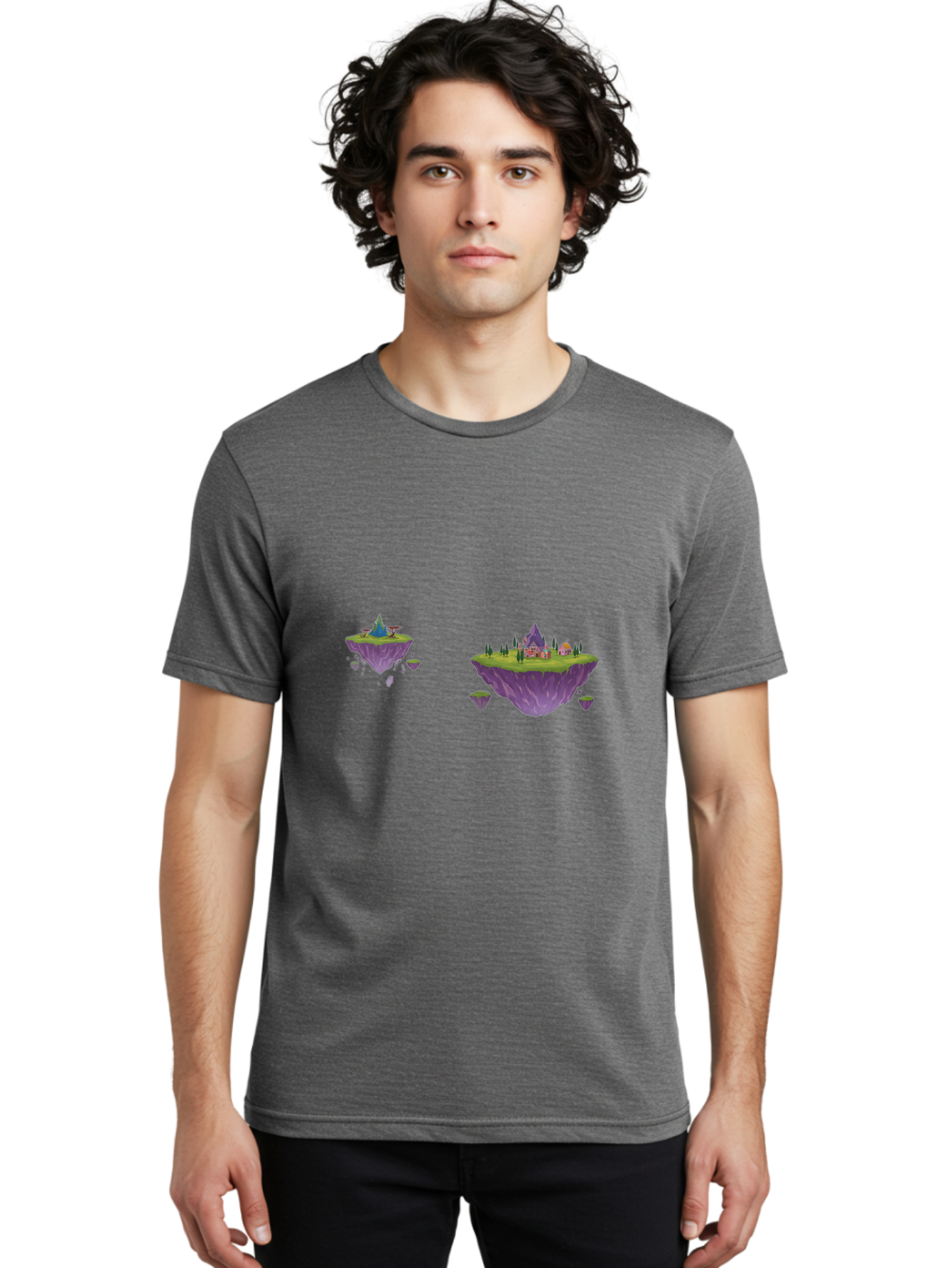 Floating-Islands Men'S Graphic Tee, 100% Cotton, Comfortable Casual Summer Wear, Machine Washable, Vintage Camera, Old Camera, Antique Camera, Black Camera, Classic Photography, Photography Equipment, Nostalgic Device, Film Camera, Camera Art Bai888