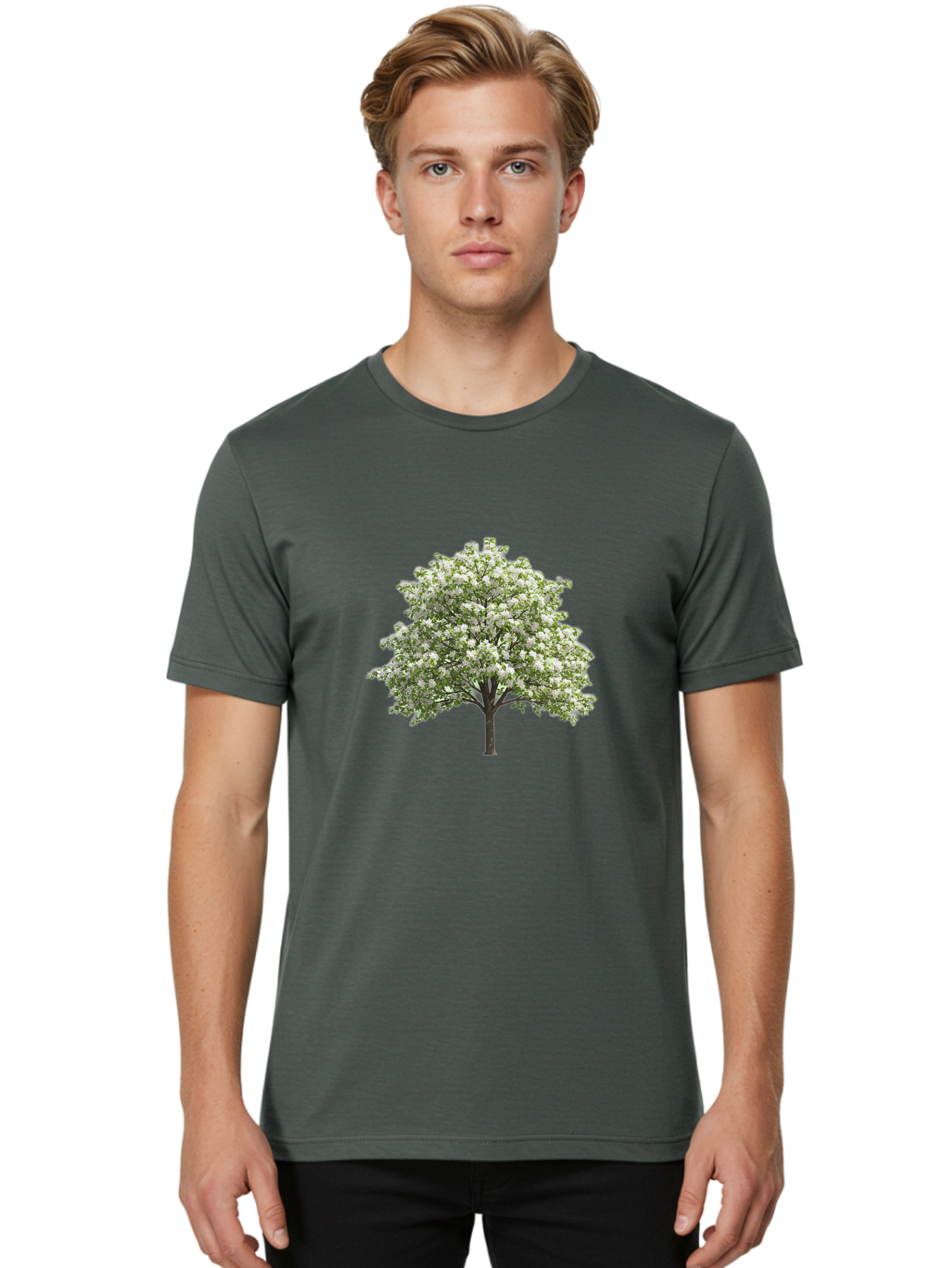 Flowering-Tree Men'S Graphic Tee, 100% Cotton, Comfortable Casual Summer Wear, Machine Washable, Vintage Camera, Old Camera, Antique Camera, Black Camera, Classic Photography, Photography Equipment, Nostalgic Device, Film Camera, Camera Art Bai895