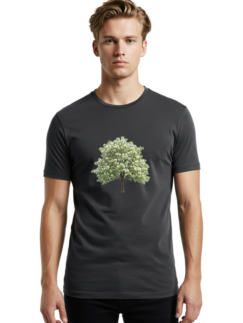 Flowering-Tree Men'S Graphic Tee, 100% Cotton, Comfortable Casual Summer Wear, Machine Washable, Vintage Camera, Old Camera, Antique Camera, Black Camera, Classic Photography, Photography Equipment, Nostalgic Device, Film Camera, Camera Art Bai895