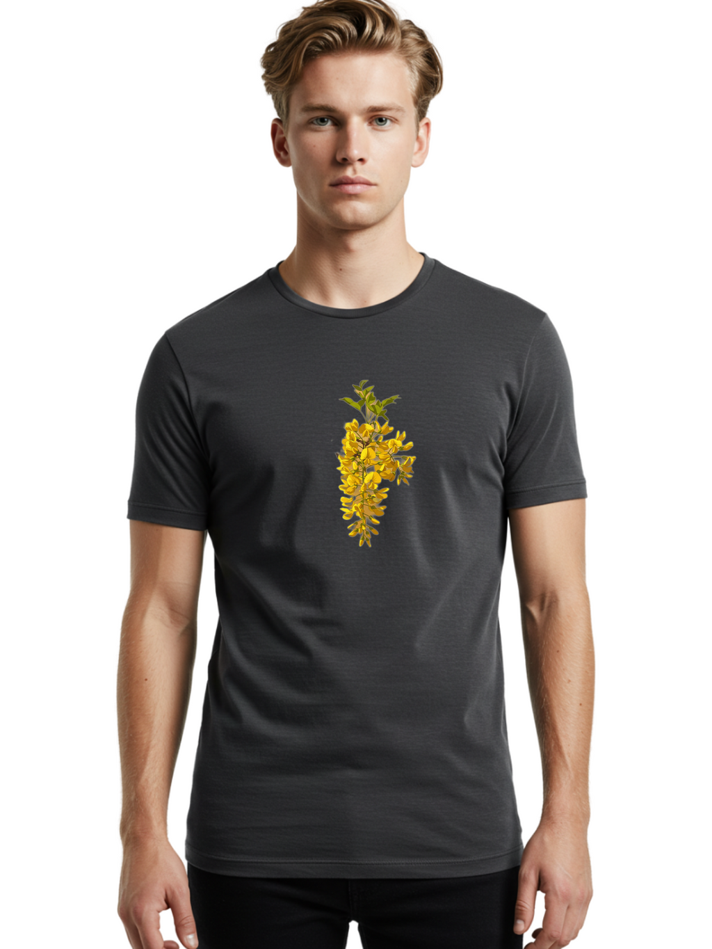 Forsythia Men'S Graphic Tee, 100% Cotton, Comfortable Casual Summer Wear, Machine Washable, Vintage Camera, Old Camera, Antique Camera, Black Camera, Classic Photography, Photography Equipment, Nostalgic Device, Film Camera, Camera Art Bai896