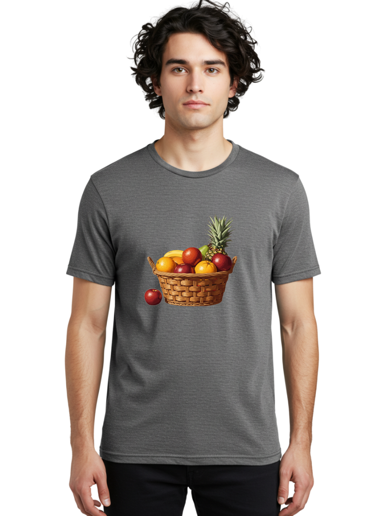 Fruit-Basket-10 Men'S Graphic Tee, 100% Cotton, Comfortable Casual Summer Wear, Machine Washable, Vintage Camera, Old Camera, Antique Camera, Black Camera, Classic Photography, Photography Equipment, Nostalgic Device, Film Camera, Camera Art Bai899